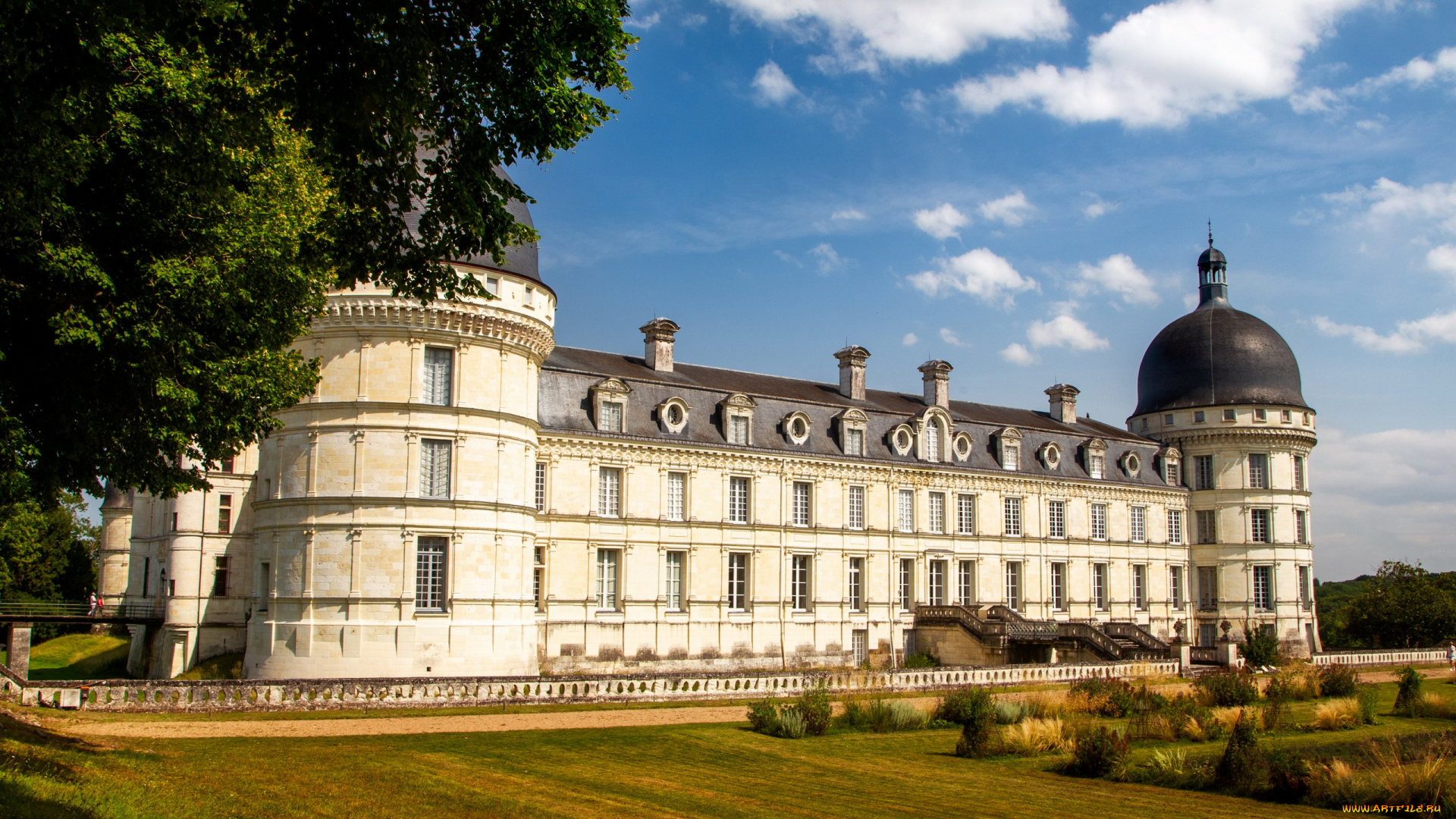 chateau, de, valencay, france, города, замки, франции, chateau, de, valencay