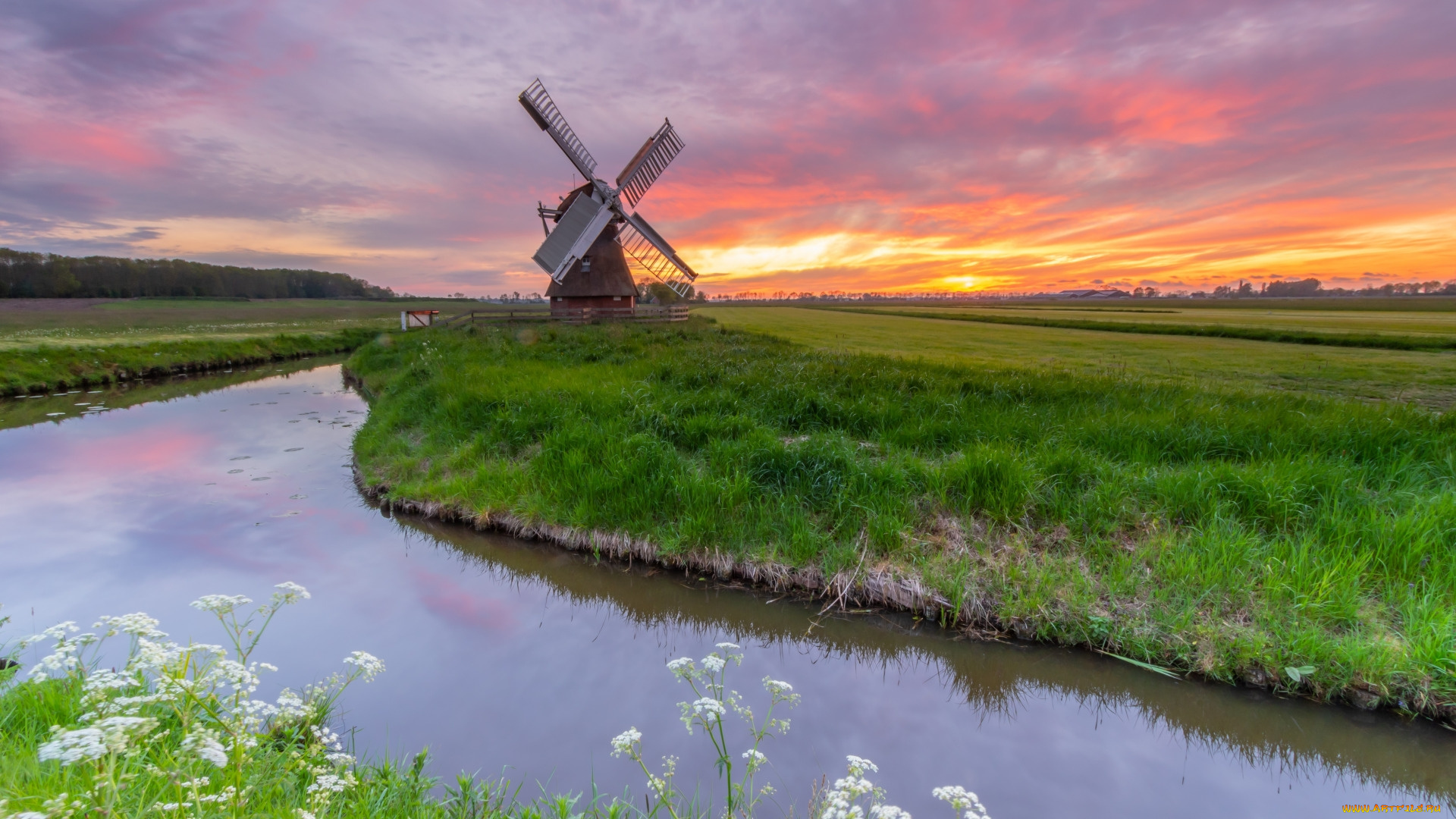 windmill, in, the, netherlands, разное, мельницы, windmill, in, the, netherlands