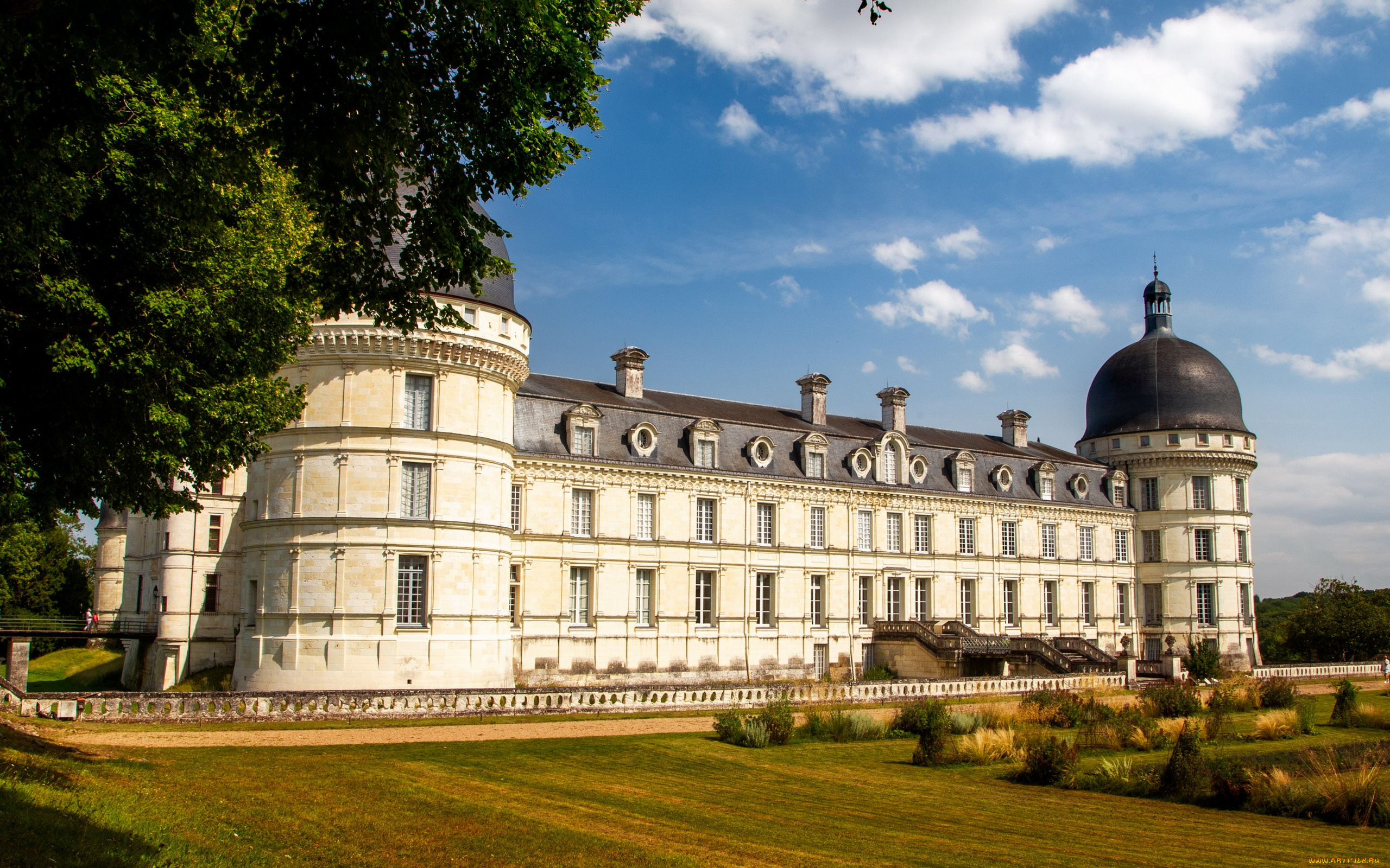 chateau, de, valencay, france, города, замки, франции, chateau, de, valencay