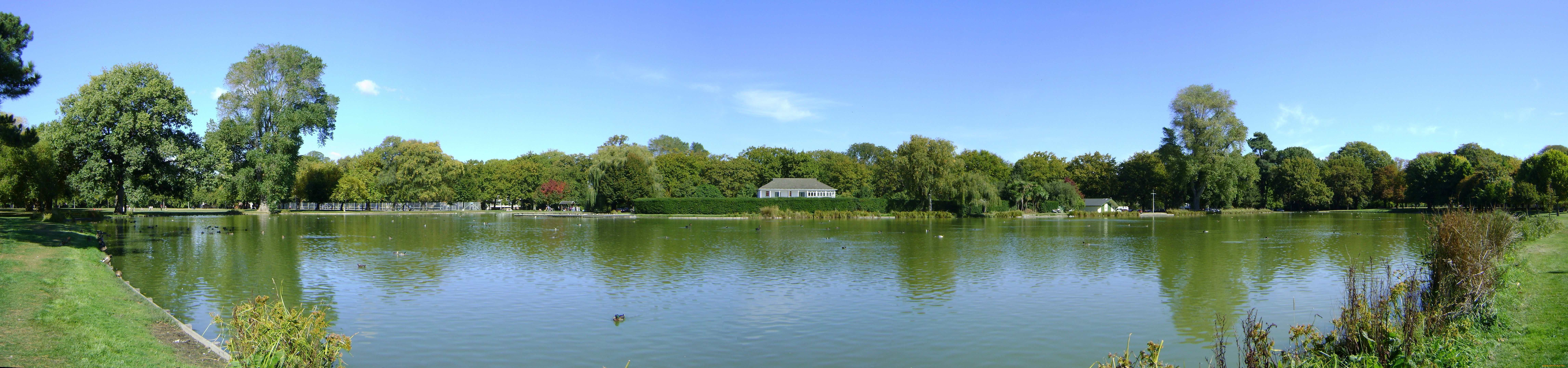 victoria, lake, in, hagley, park, new, zealand, природа, реки, озера, озеро, парк, новая, зеландия