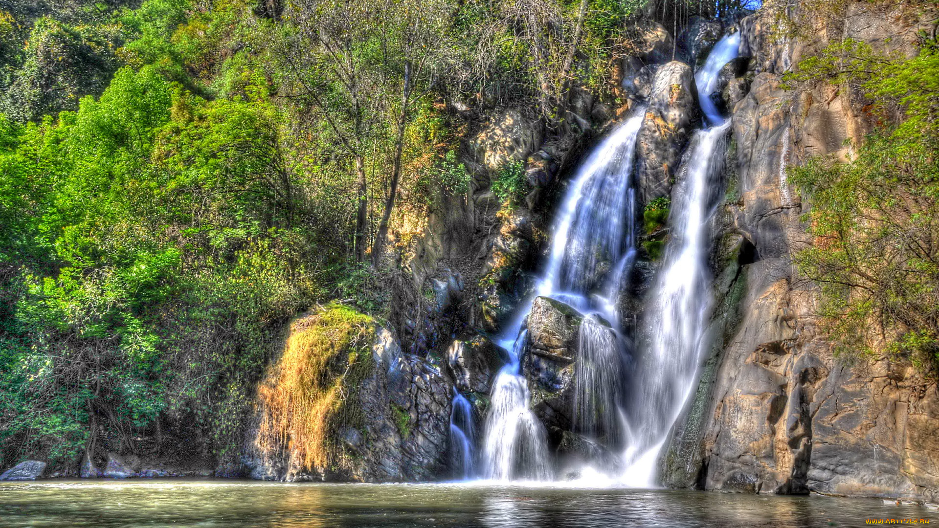 мексика, природа, водопады, водопад