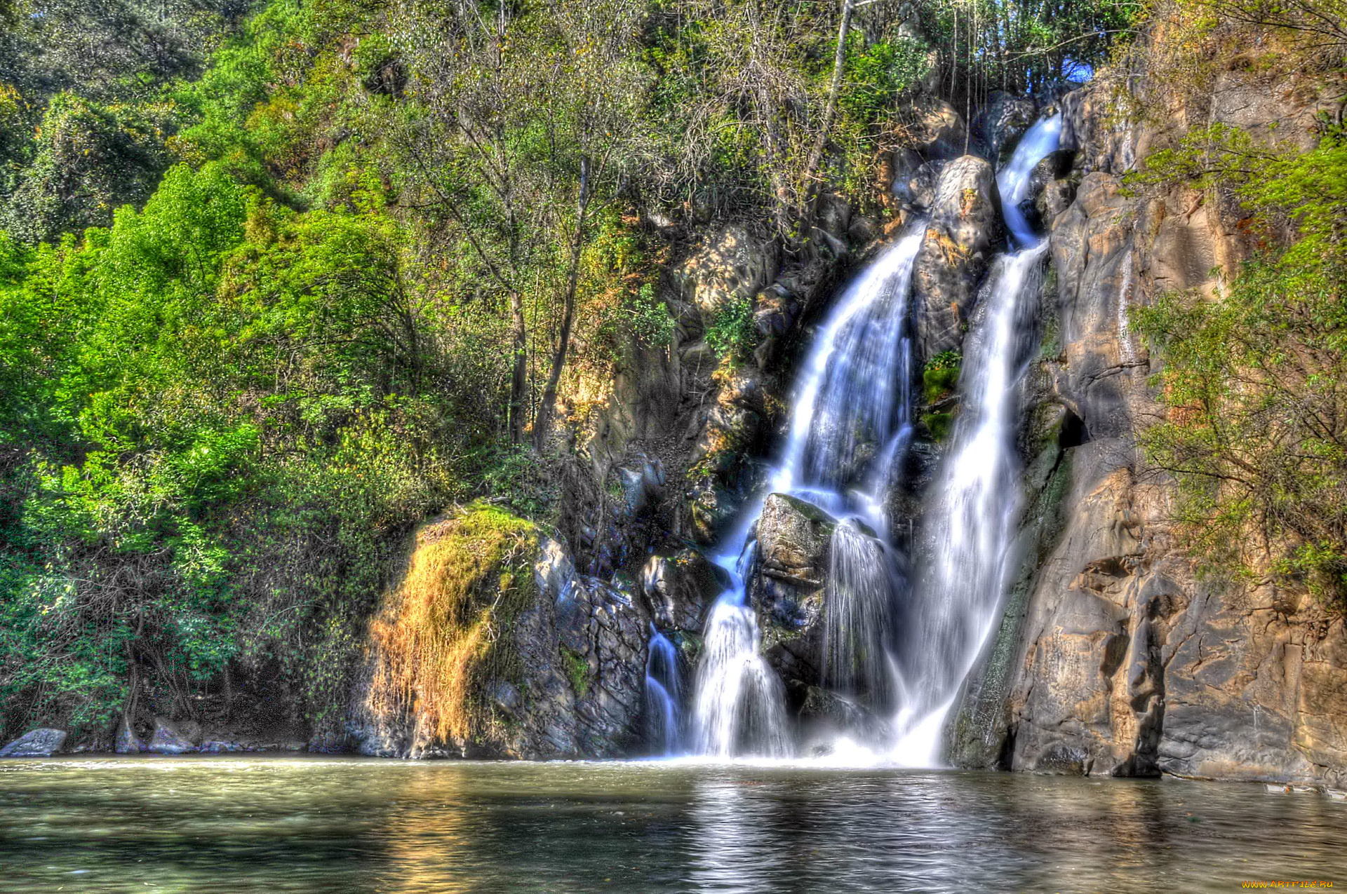 мексика, природа, водопады, водопад