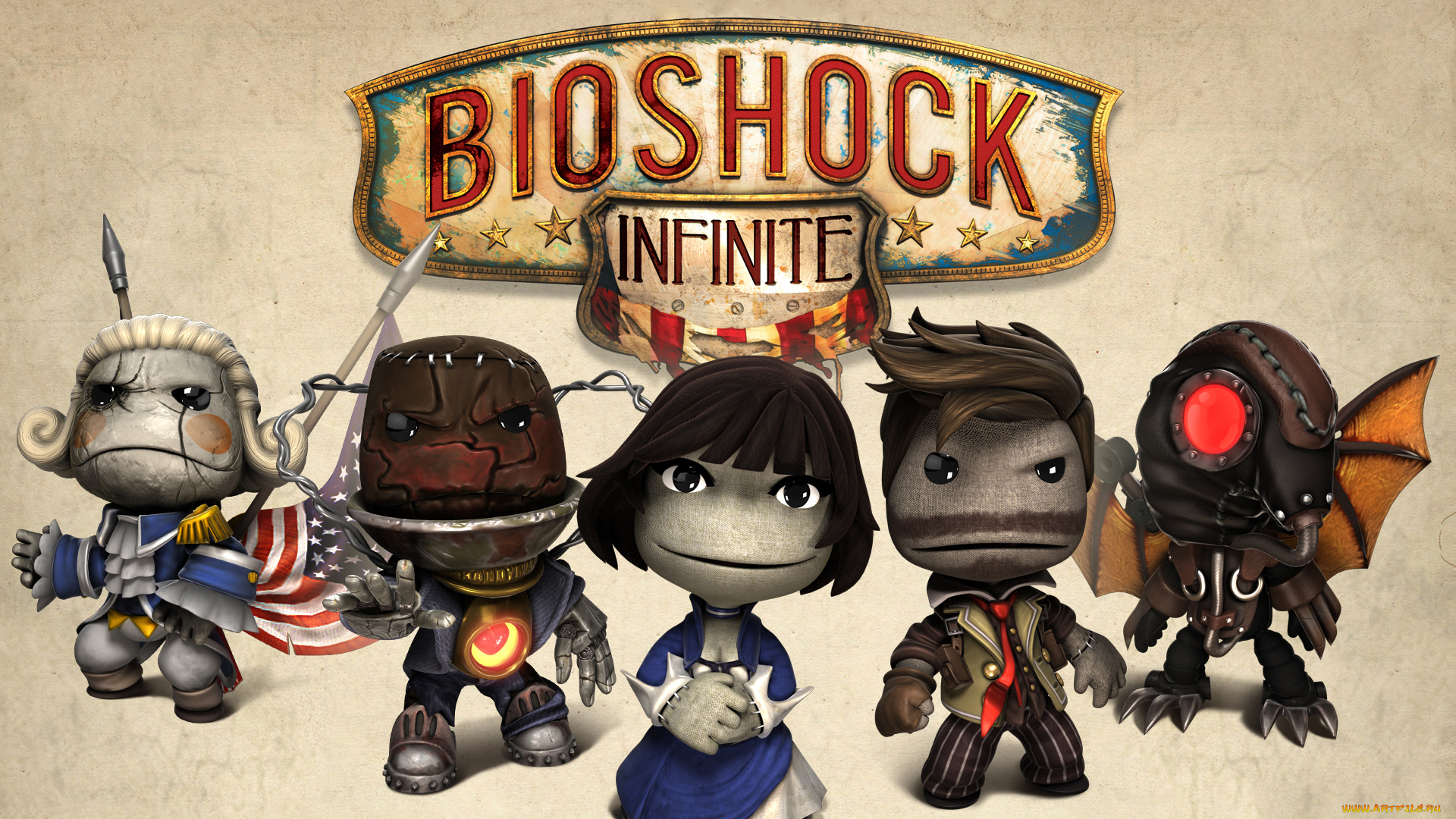 видео, игры, bioshock, infinite, персонажи