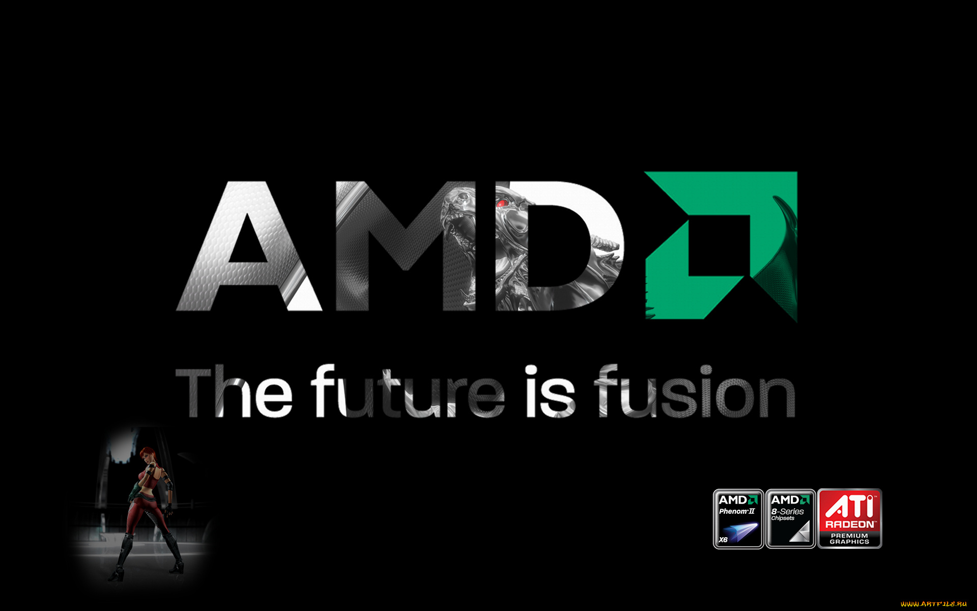 компьютеры, amd, темный, логотип