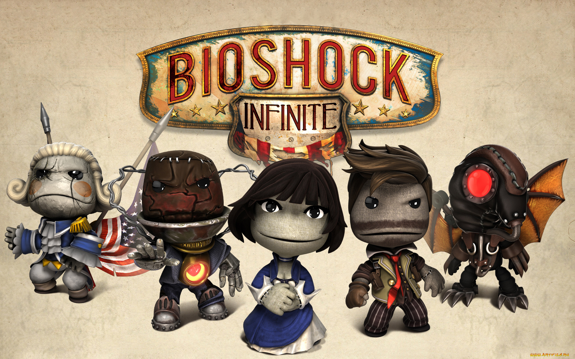 видео, игры, bioshock, infinite, персонажи