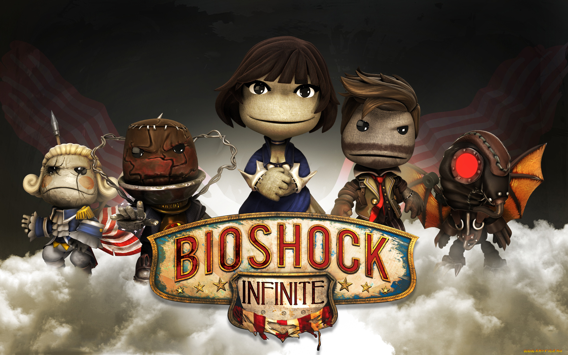 видео, игры, bioshock, infinite, персонажи