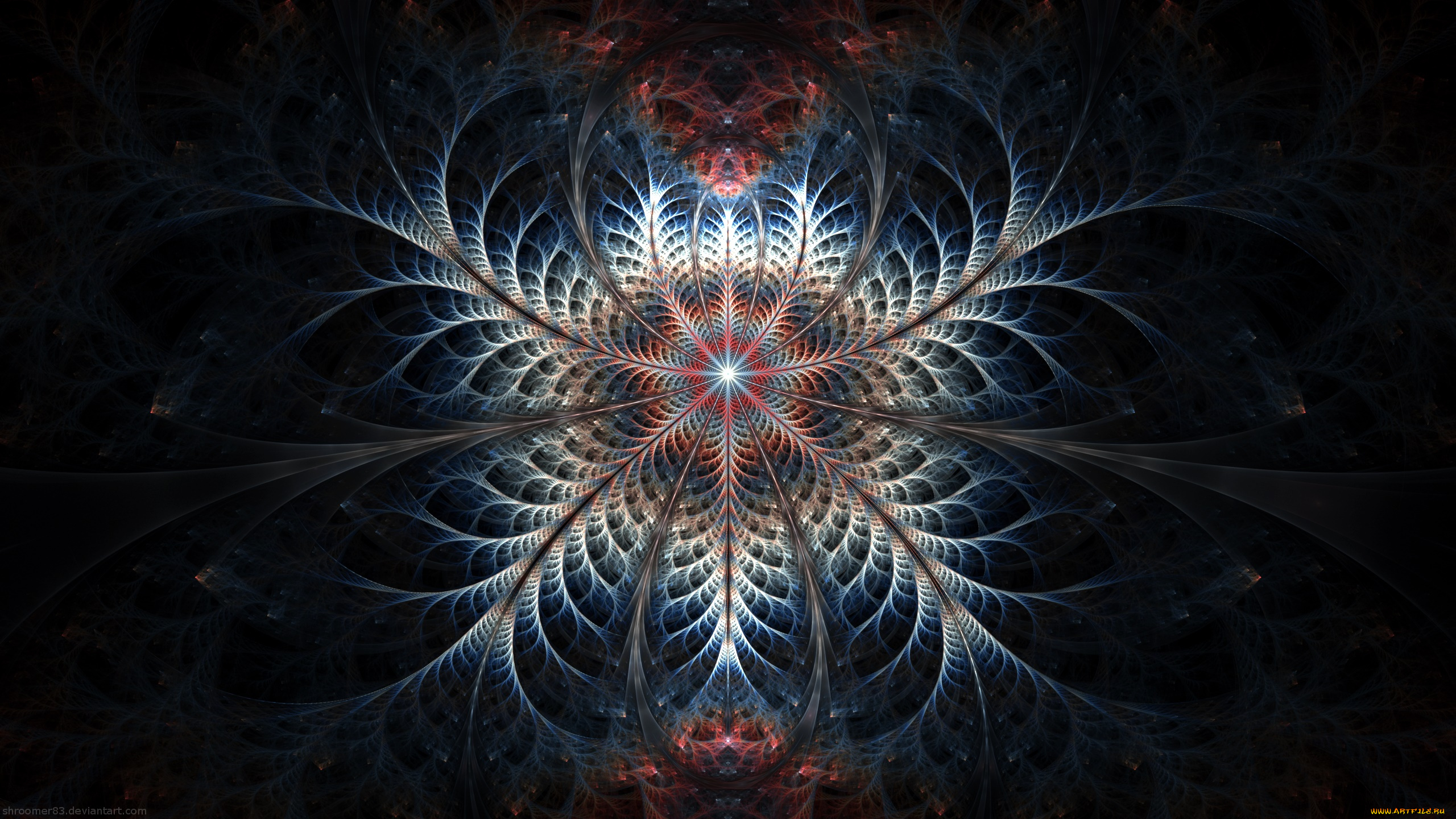 3д, графика, фракталы, , fractal, узор, фон, цвета