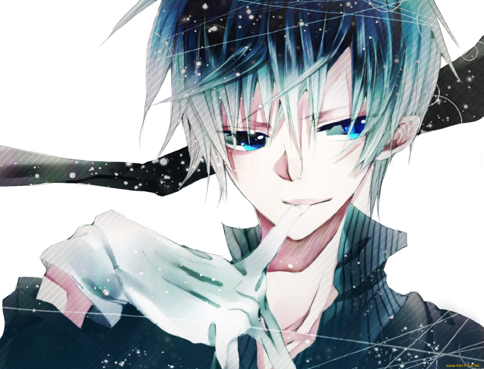 аниме, vocaloid, kaito