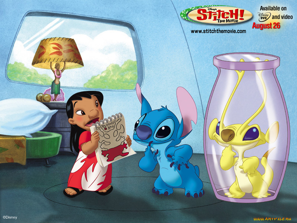 мультфильмы, lilo, stitch