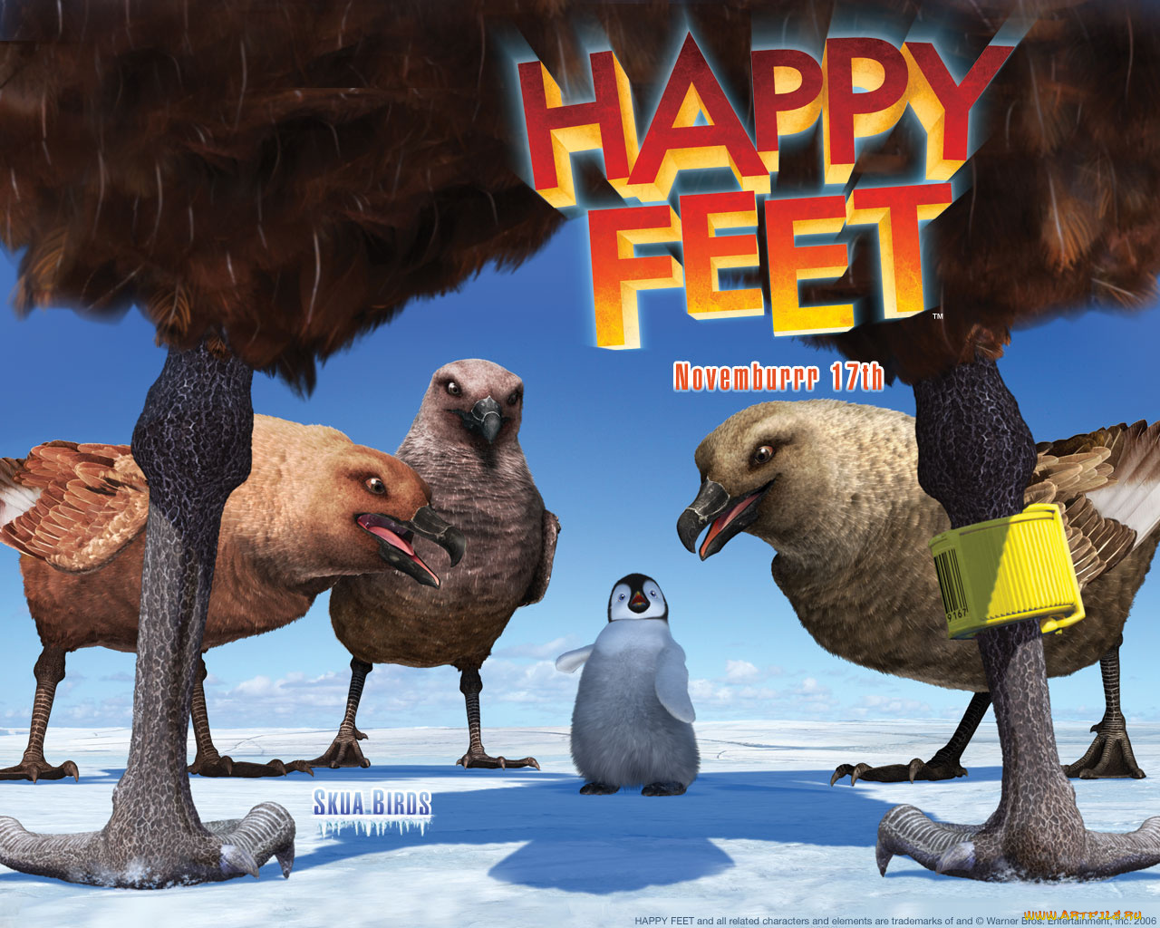 мультфильмы, happy, feet