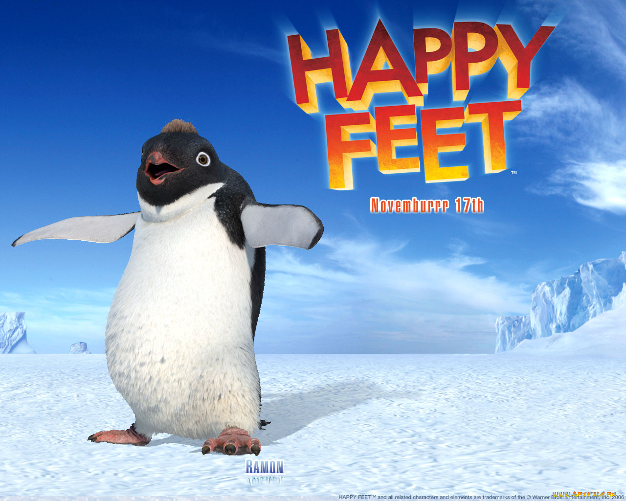 мультфильмы, happy, feet