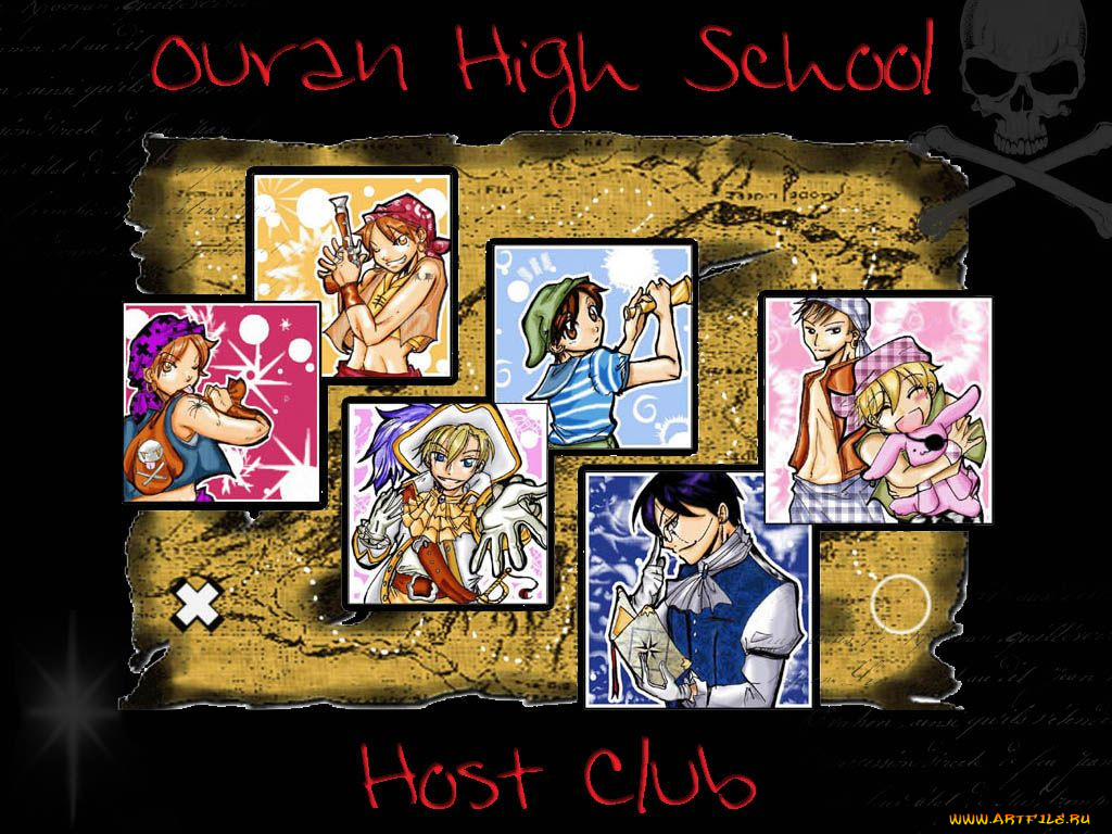 аниме, ouran, high, school, host, club