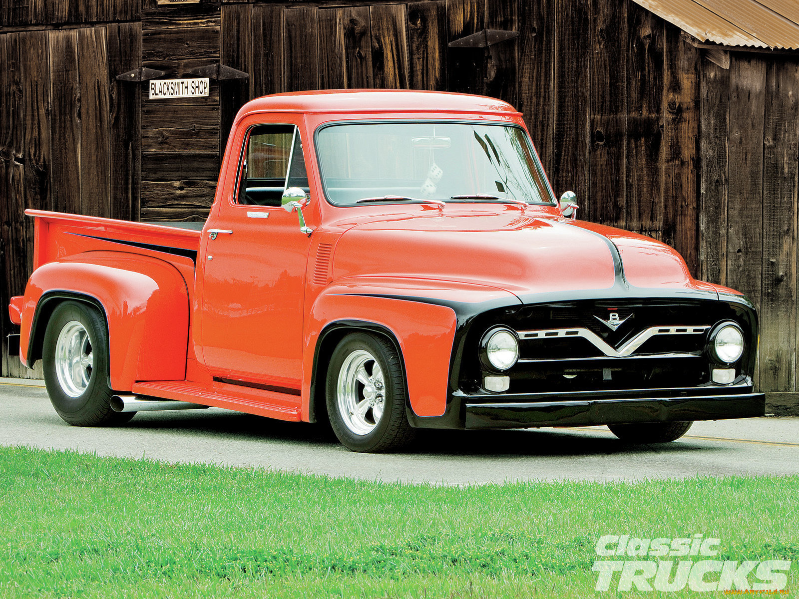 1955, ford, f100, автомобили, custom, pick, up