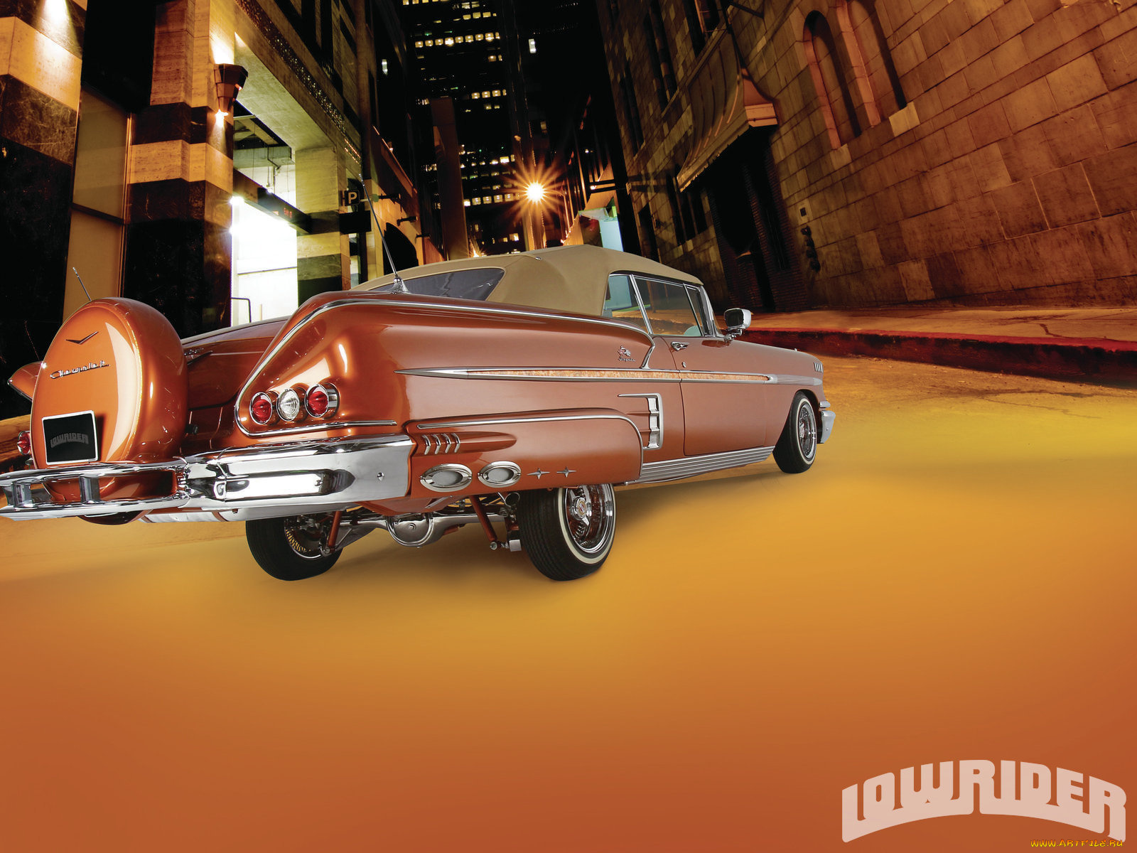 1958, impala, convertible, автомобили, chevrolet