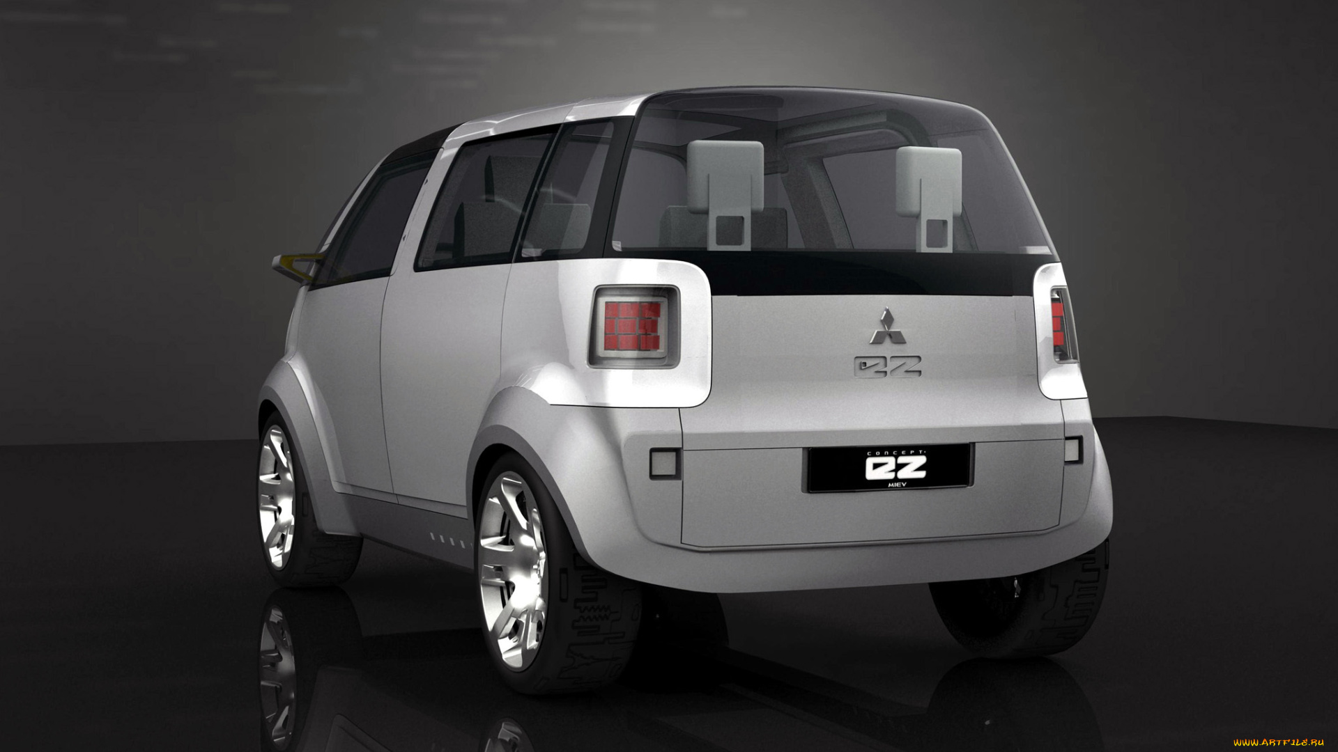 mitsubishi, ez, miev, concept, 2006, автомобили, 3д, concept, ez, miev, mitsubishi, 2006