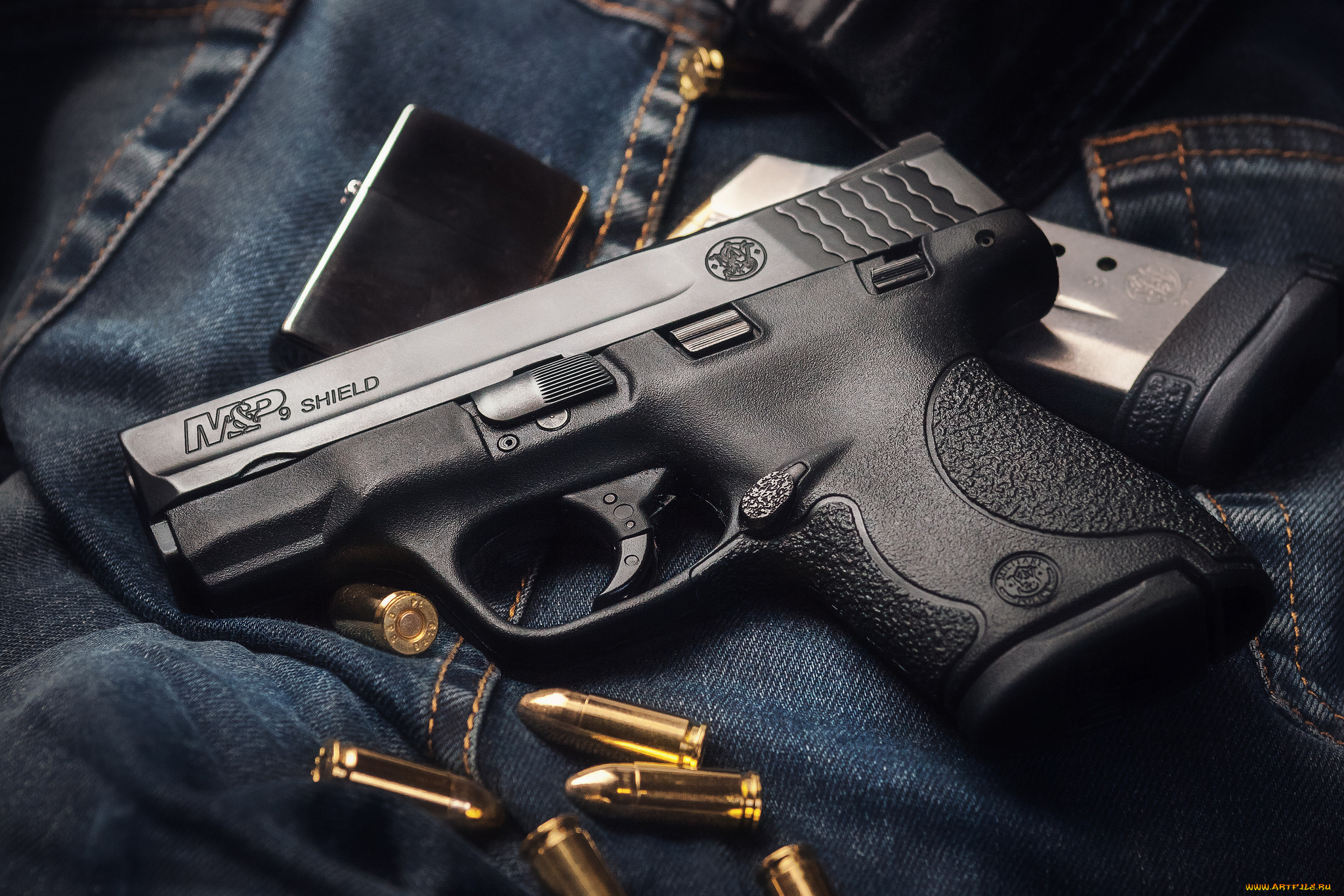 smith&wesson, -, shield, оружие, пистолеты, ствол