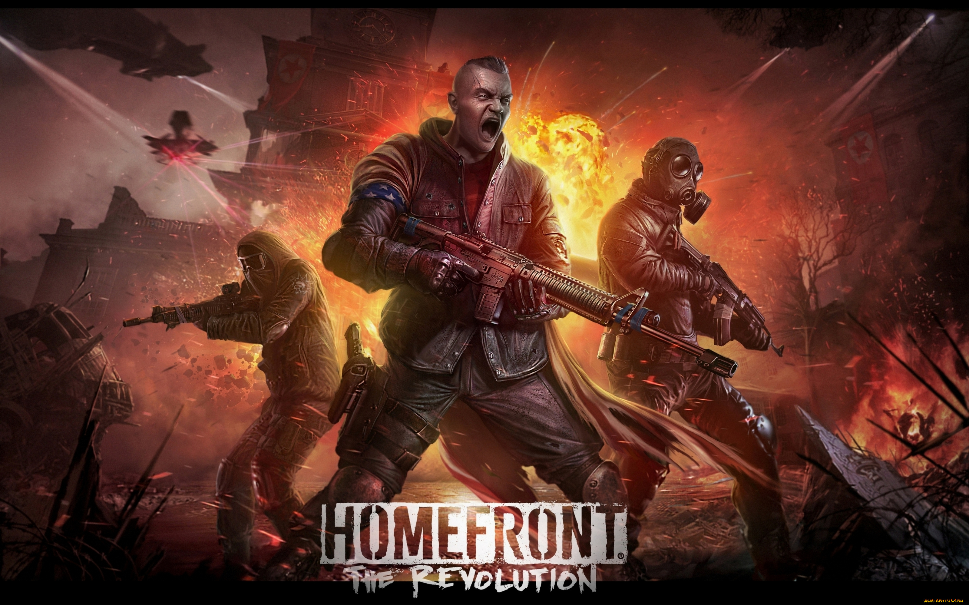 видео, игры, homefront, , the, revolution, арт, боевик, шутер, action, the, revolution