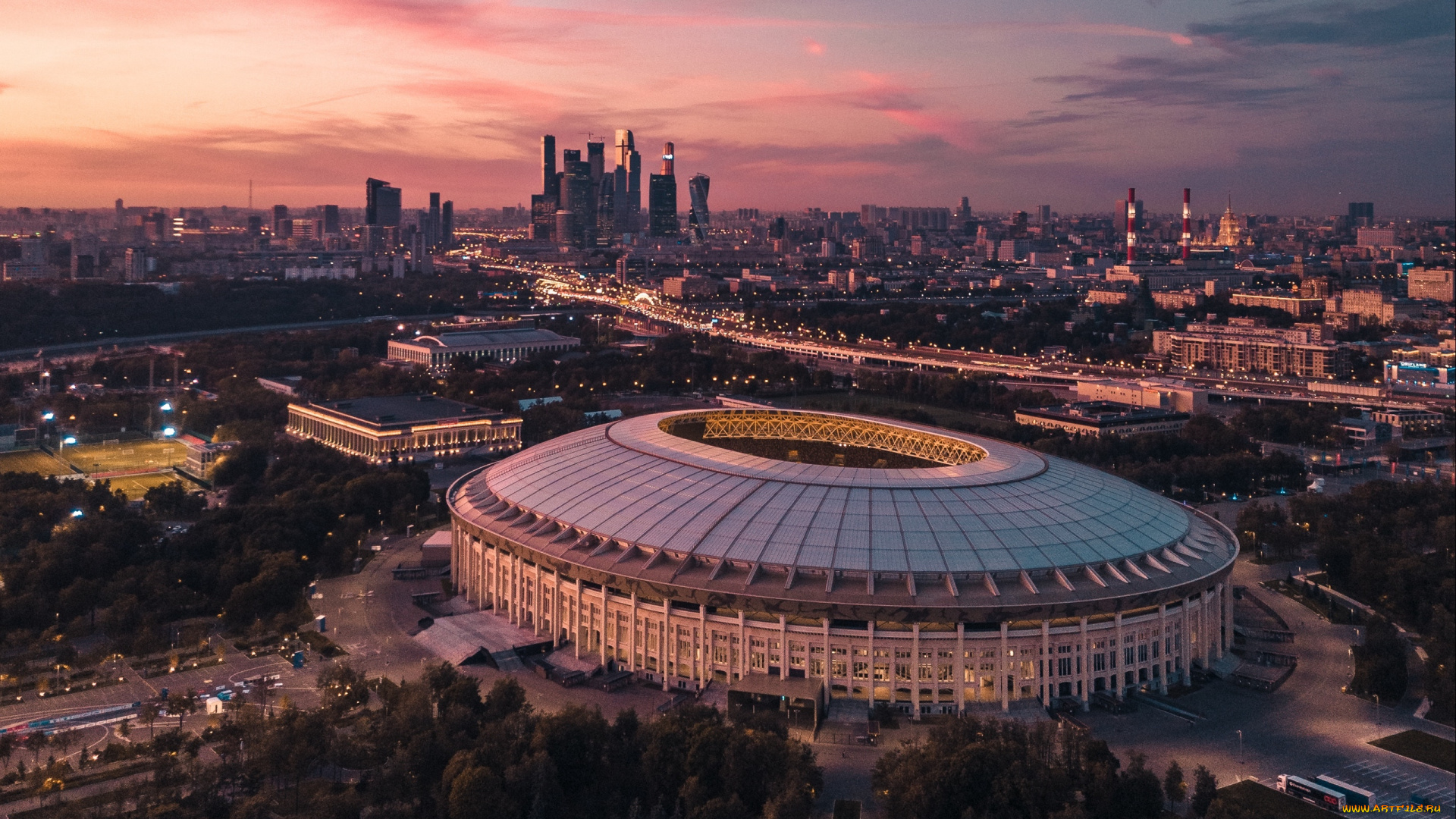 москва, лужники, города, москва, , россия, мегаполис, столица, небоскребы, стадион, панорама