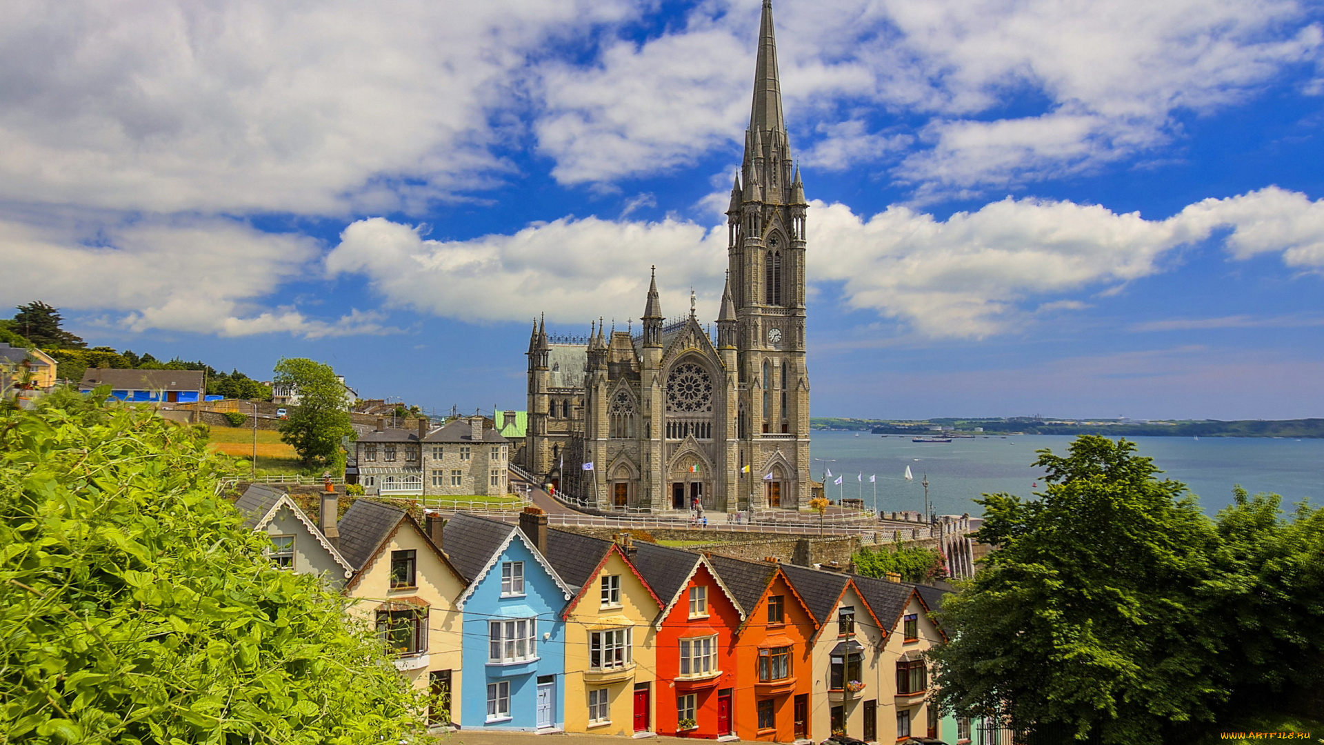 cobh, cathedral, of, st, colman, ireland, города, -, католические, соборы, , костелы, , аббатства, cathedral, of, st, colman