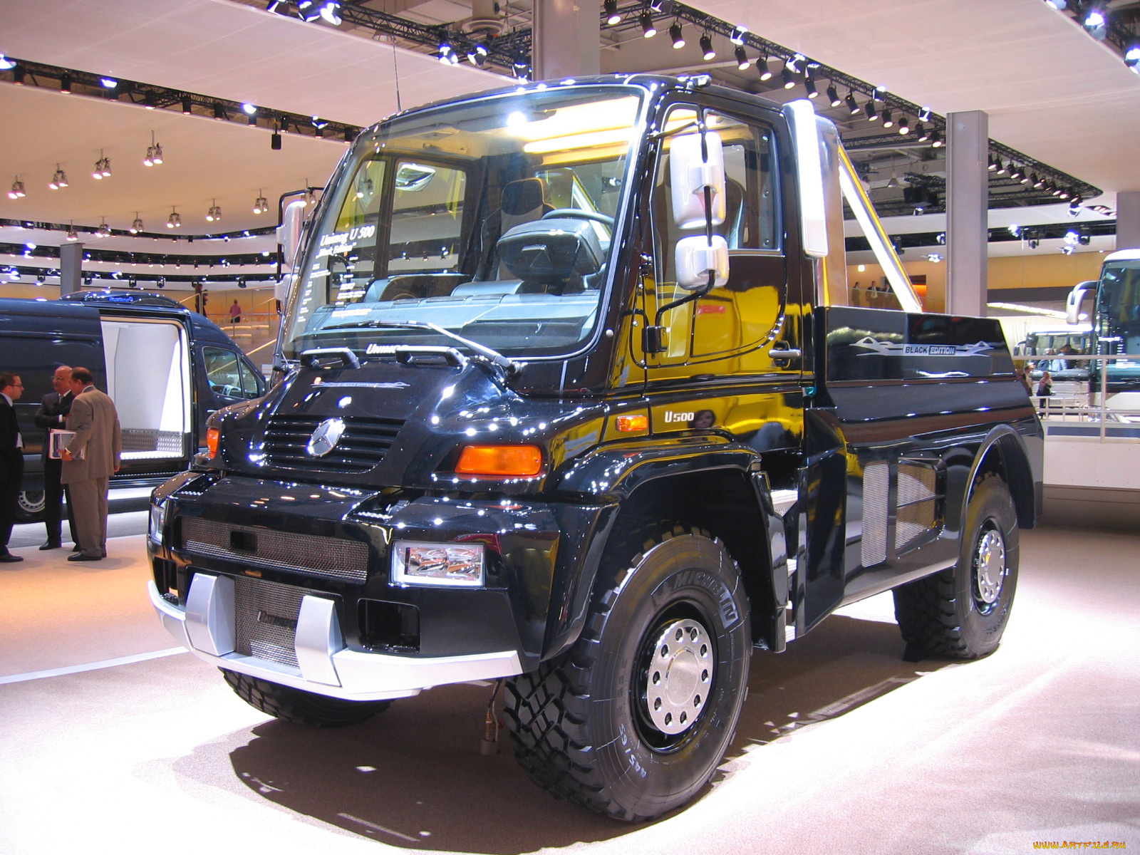 unimog, u500, black, edition, автомобили, грузовики
