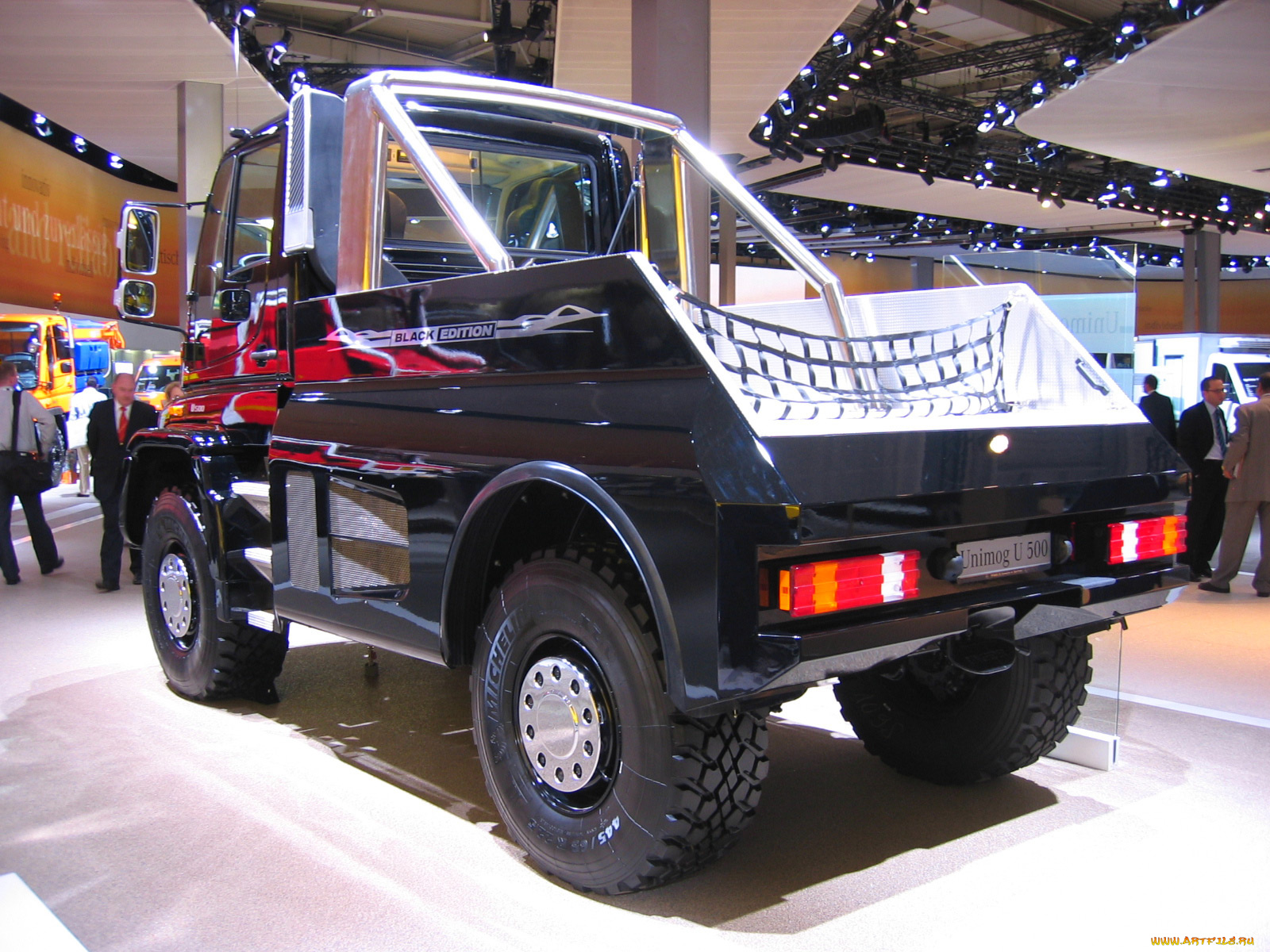 unimog, u500, black, edition, автомобили, грузовики