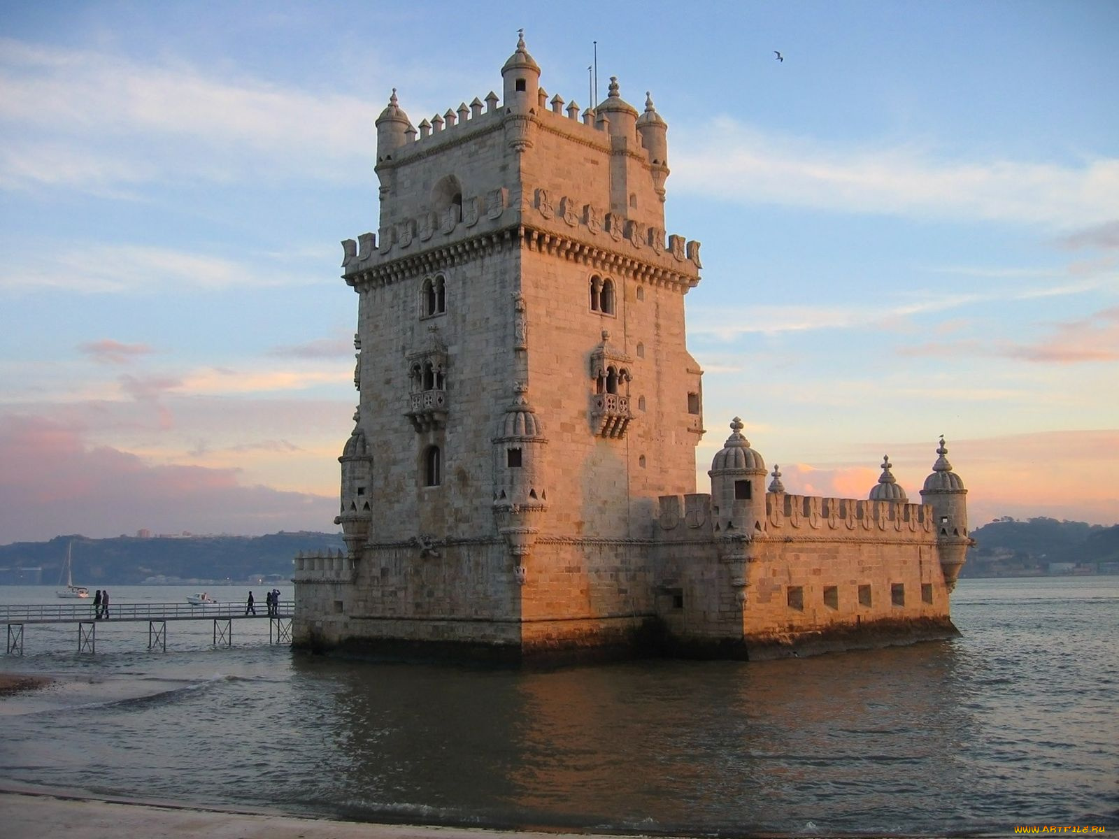 torre, de, belem, lisbon, portugall, города, лиссабон, португалия