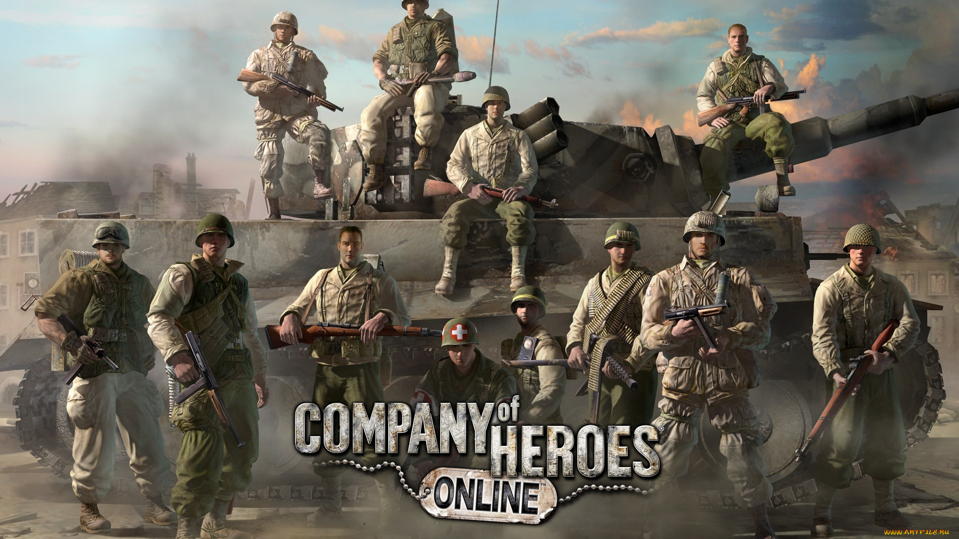 company, of, heroes, видео, игры, online