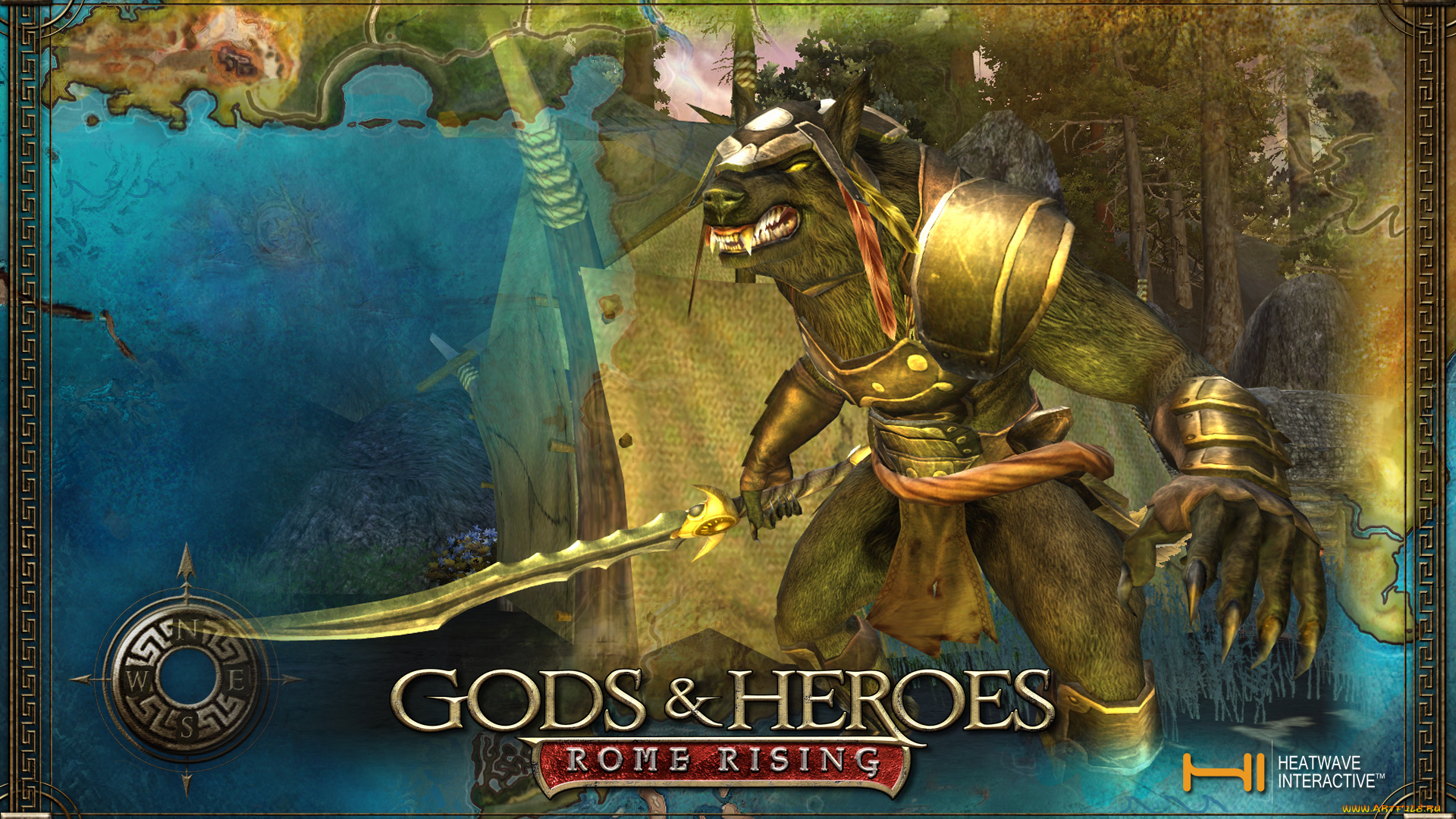 gods, heroes, rome, rising, видео, игры