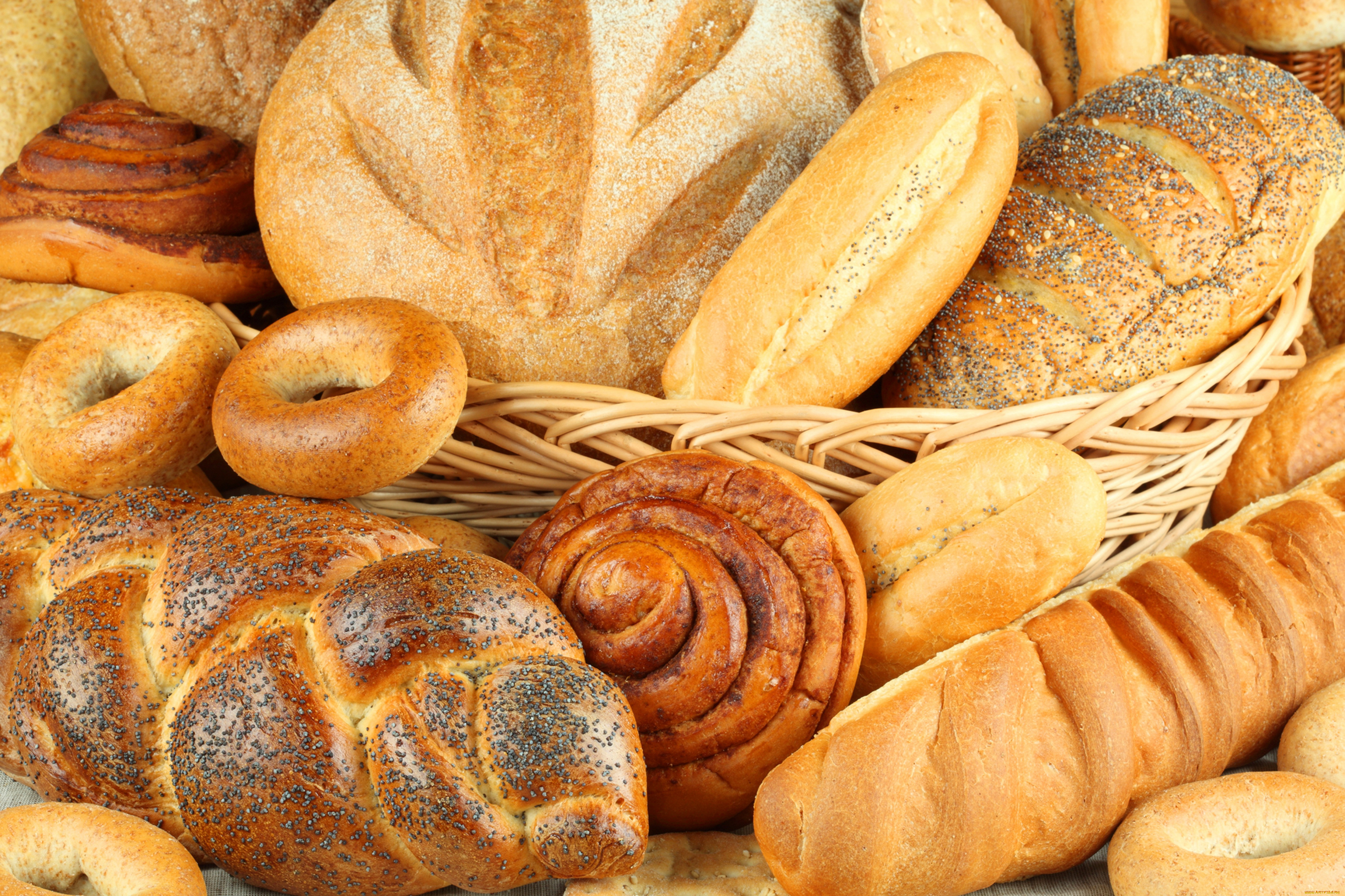 еда, хлеб, выпечка, разнообразие