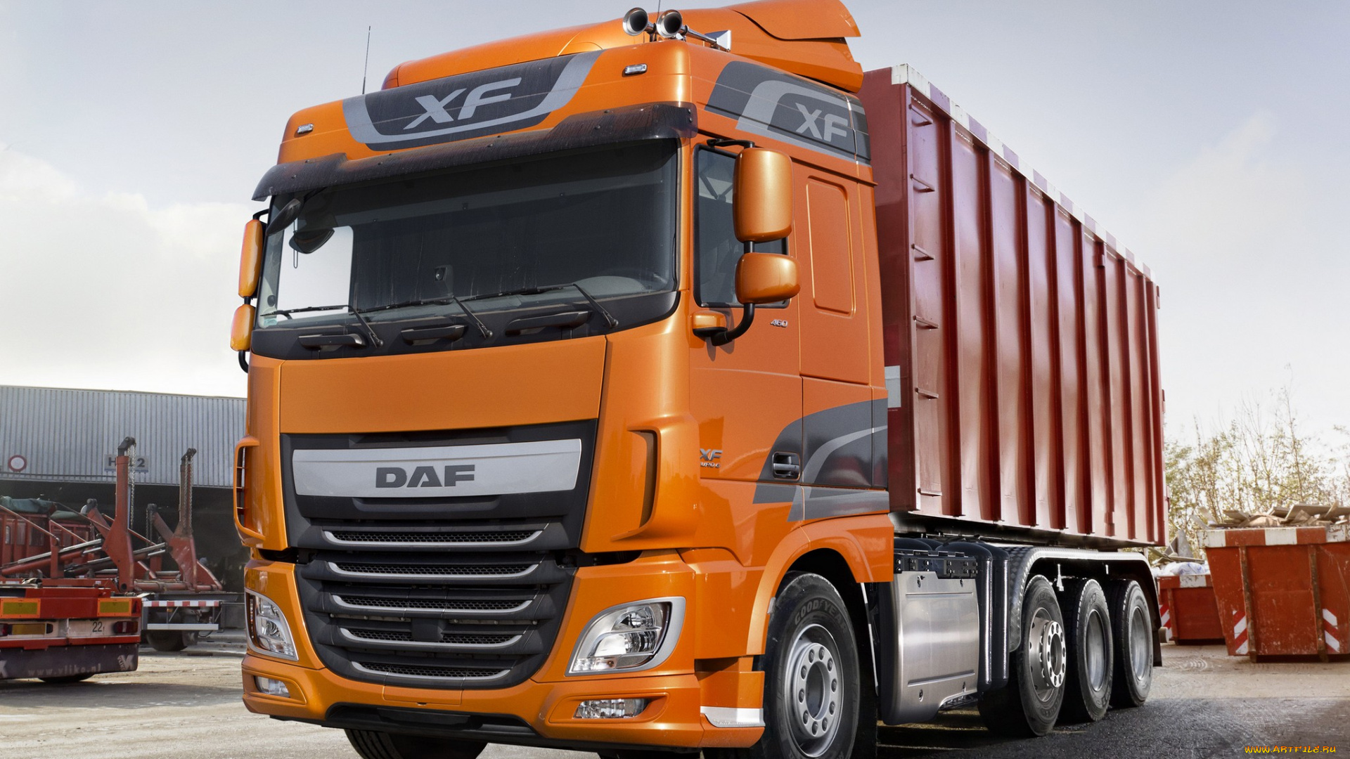 автомобили, daf, 2013г, cab, space, super, ftm, 8x4, xf, 460