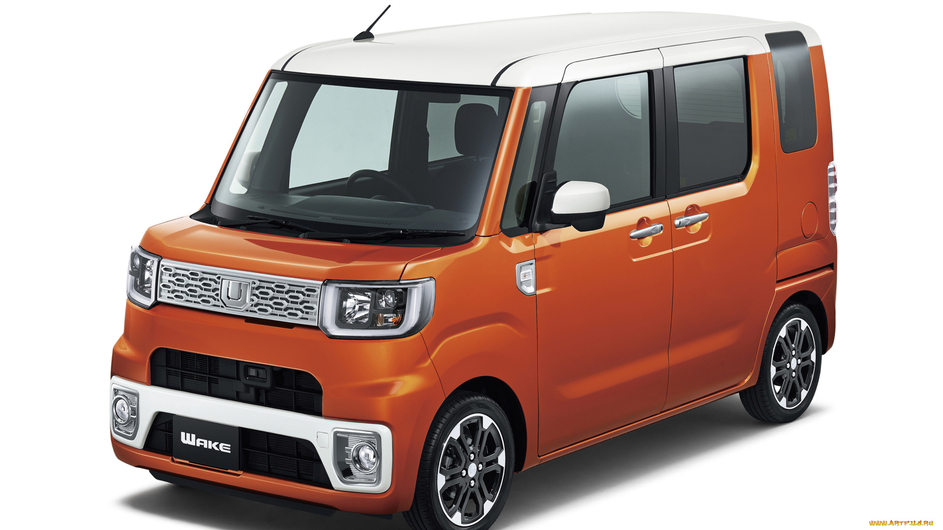 автомобили, daihatsu, оранжевый, 2014г, wake