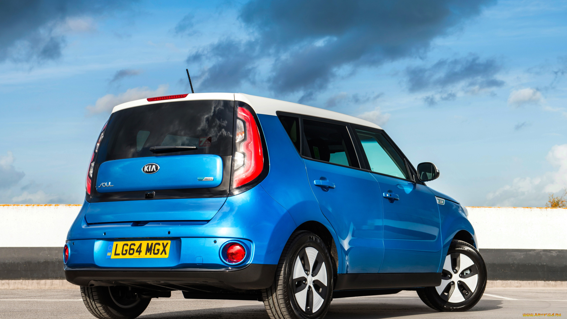 автомобили, kia, синий, 2014г, uk-spec, ev, soul