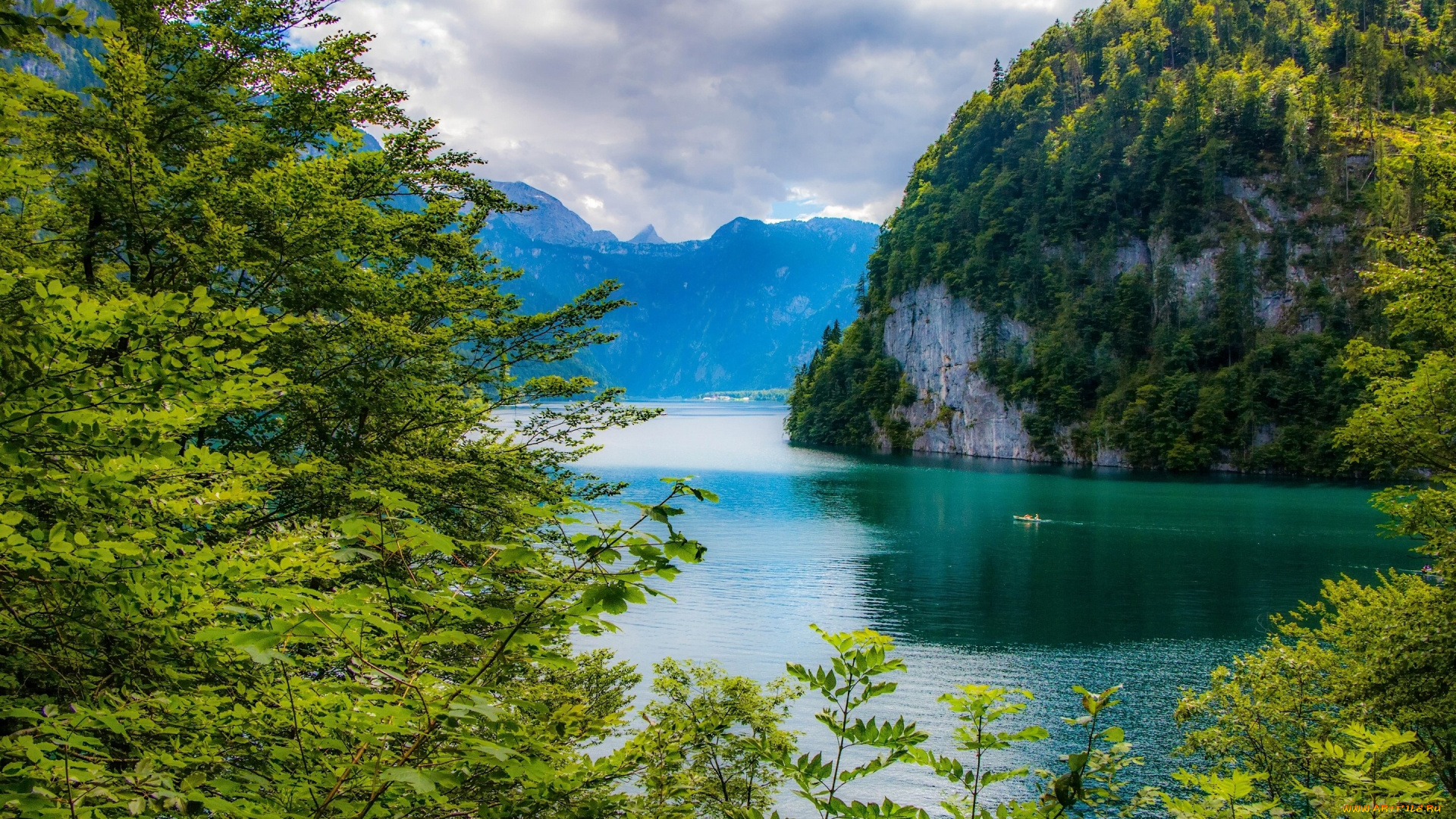 природа, реки, озера, деревья, горы, озеро, германия, bavarian, alps, бавария, баварские, альпы, кёнигсзе, germany, bavaria