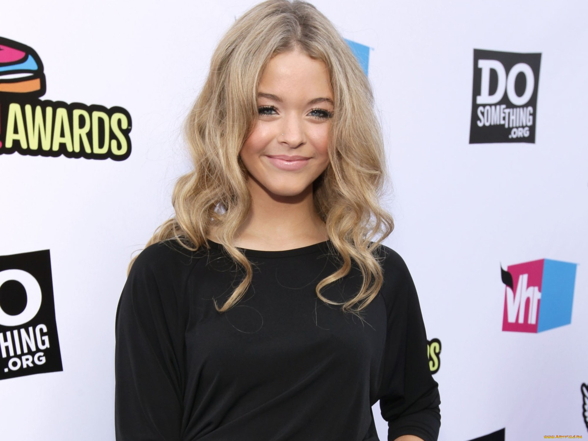 девушки, sasha, pieterse, свитер, улыбка, блондинка, актриса