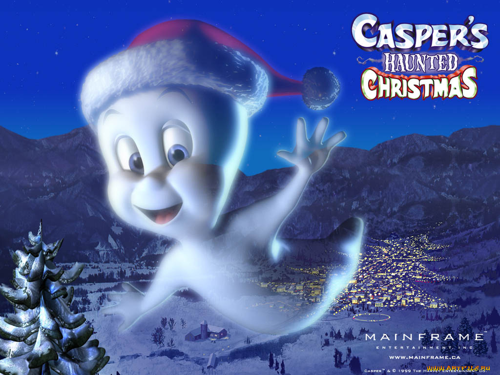 мультфильмы, casper`s, haunted, christmas