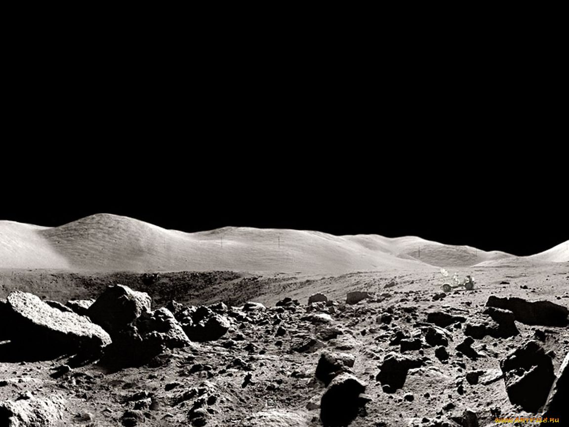 панорама, аполлона, 17, космос, луна