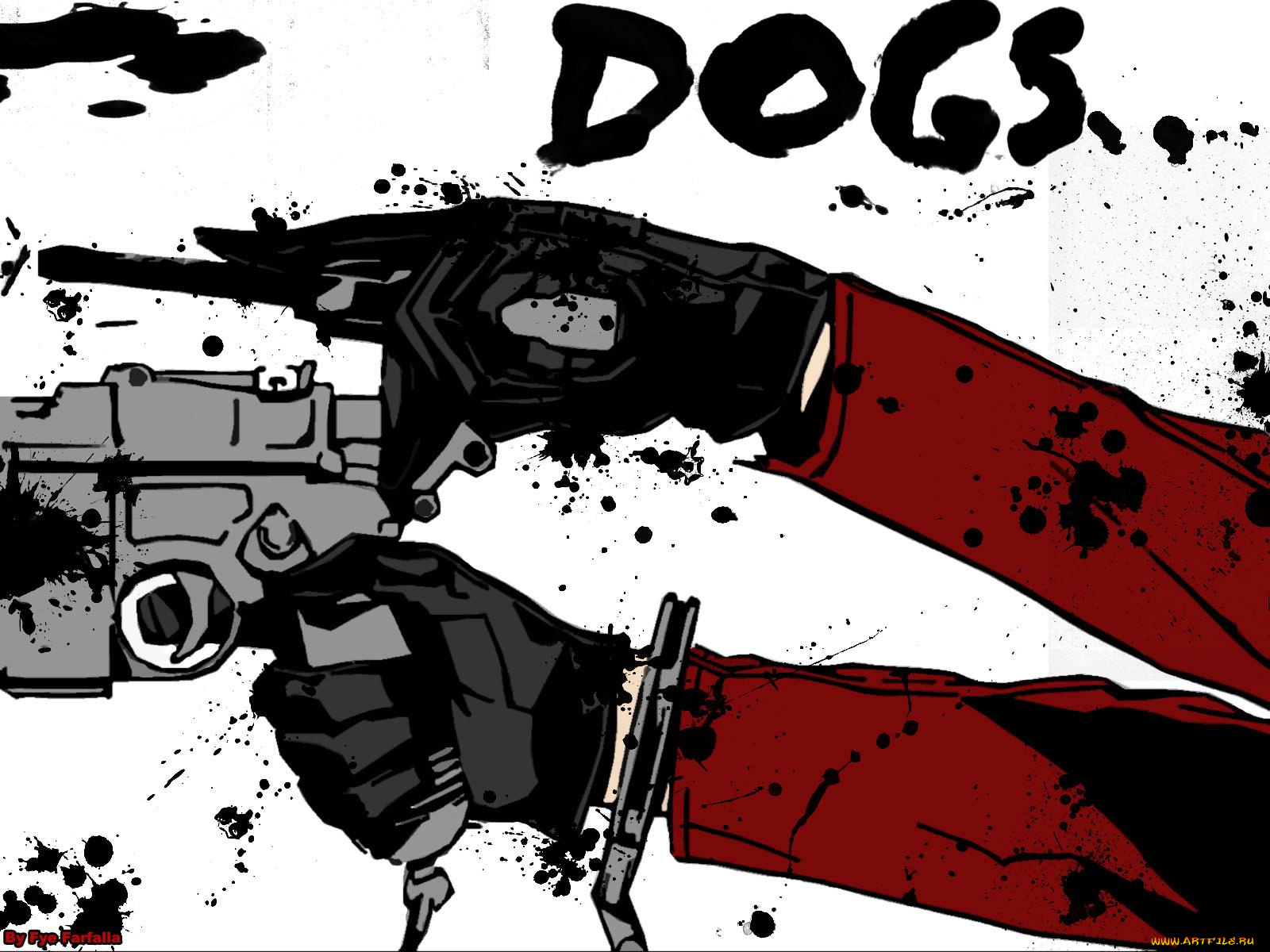 аниме, dogs, bullets, carnage