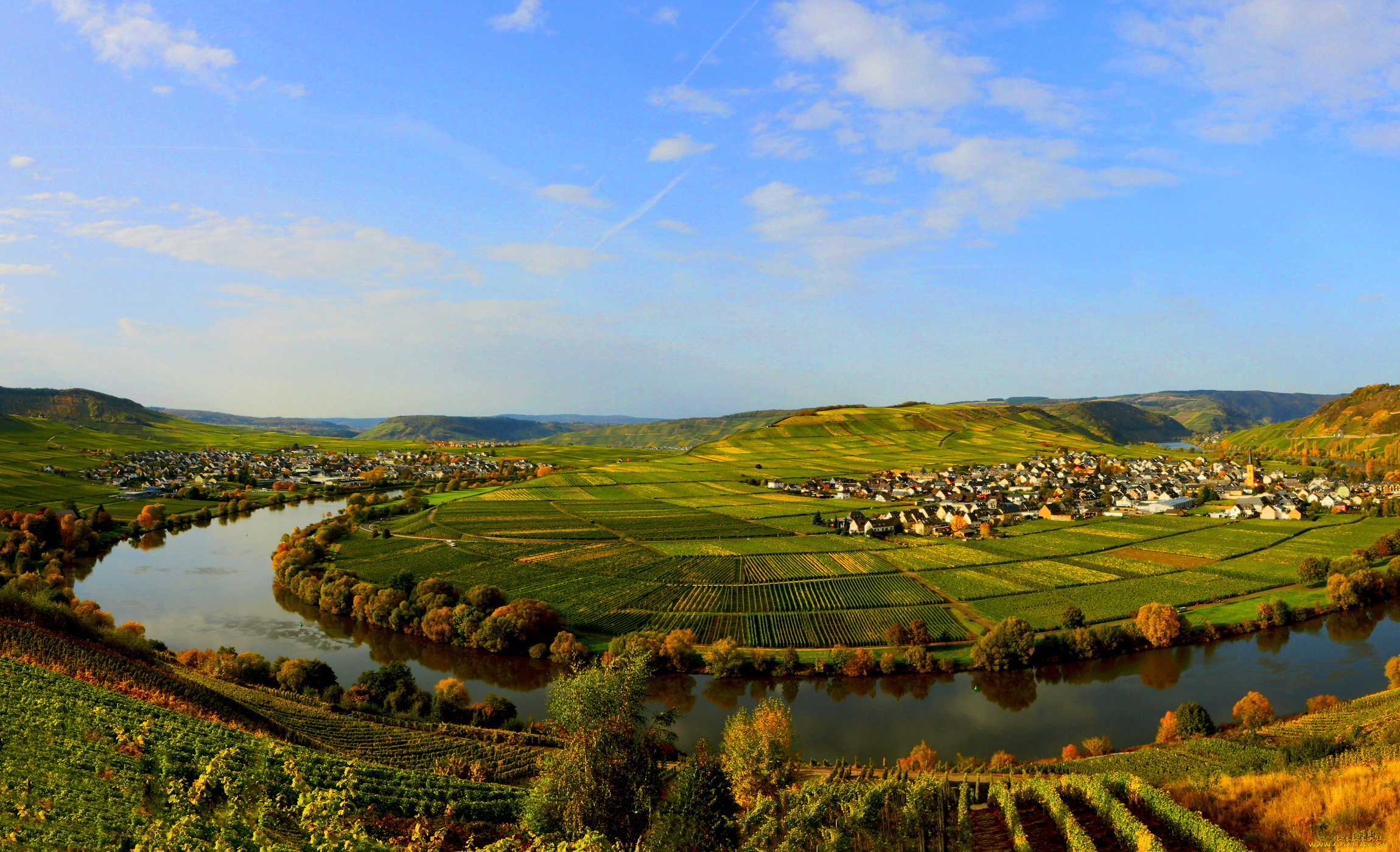 германия, лайвен, города, пейзажи, панорама