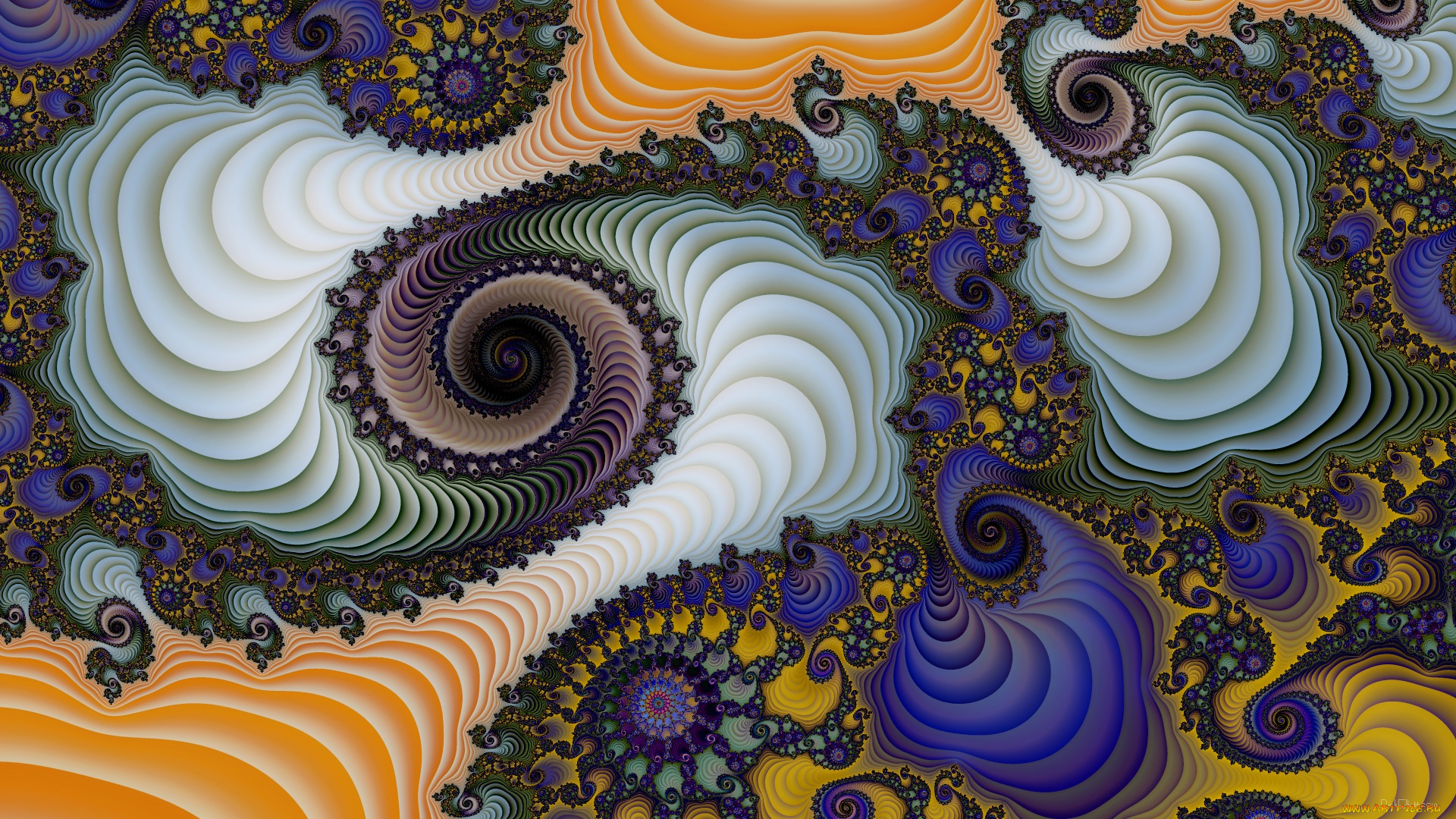 3д, графика, фракталы, , fractal, цвета, фон, узор