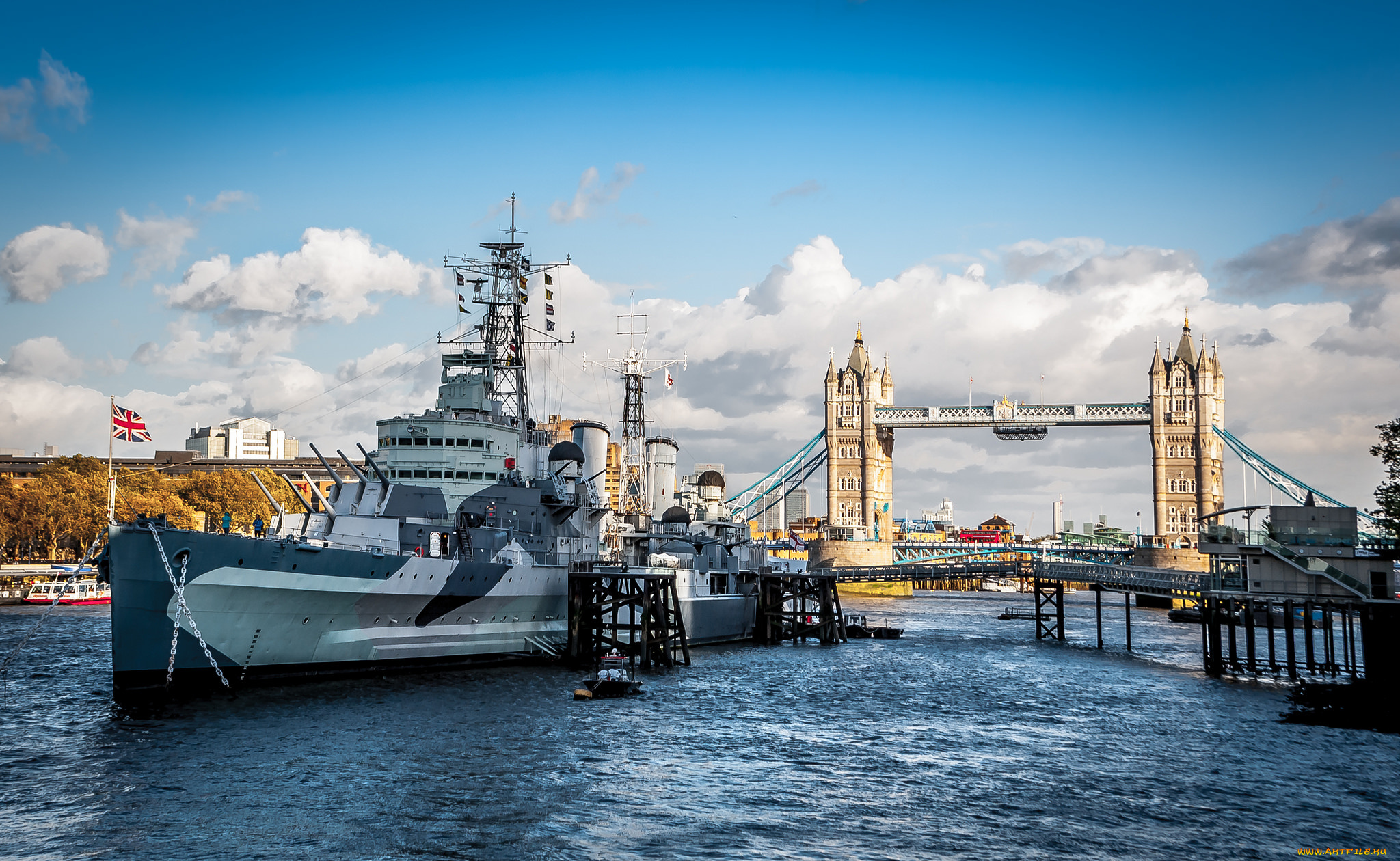 hms, belfast, and, tower, bridge, , london, корабли, крейсеры, , линкоры, , эсминцы, река, горд, корабль, военный