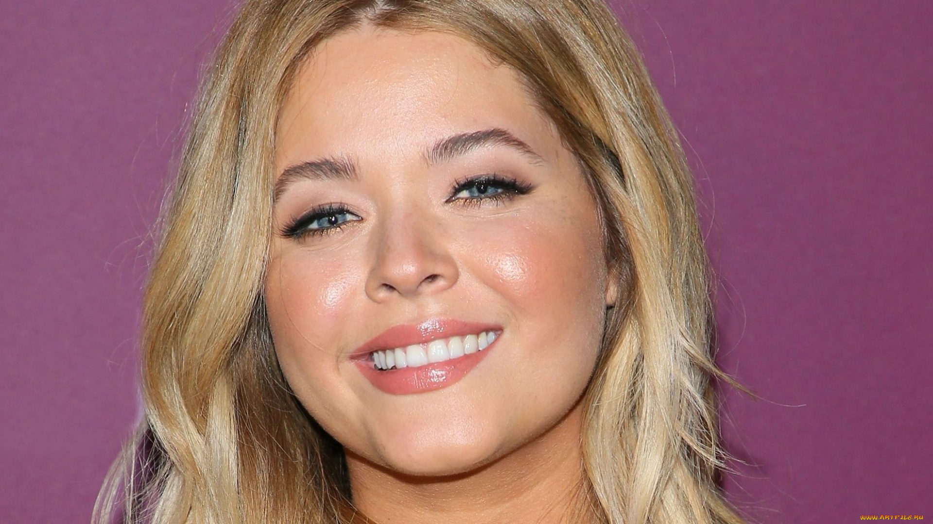 девушки, sasha, pieterse, улыбка, лицо, блондинка, актриса