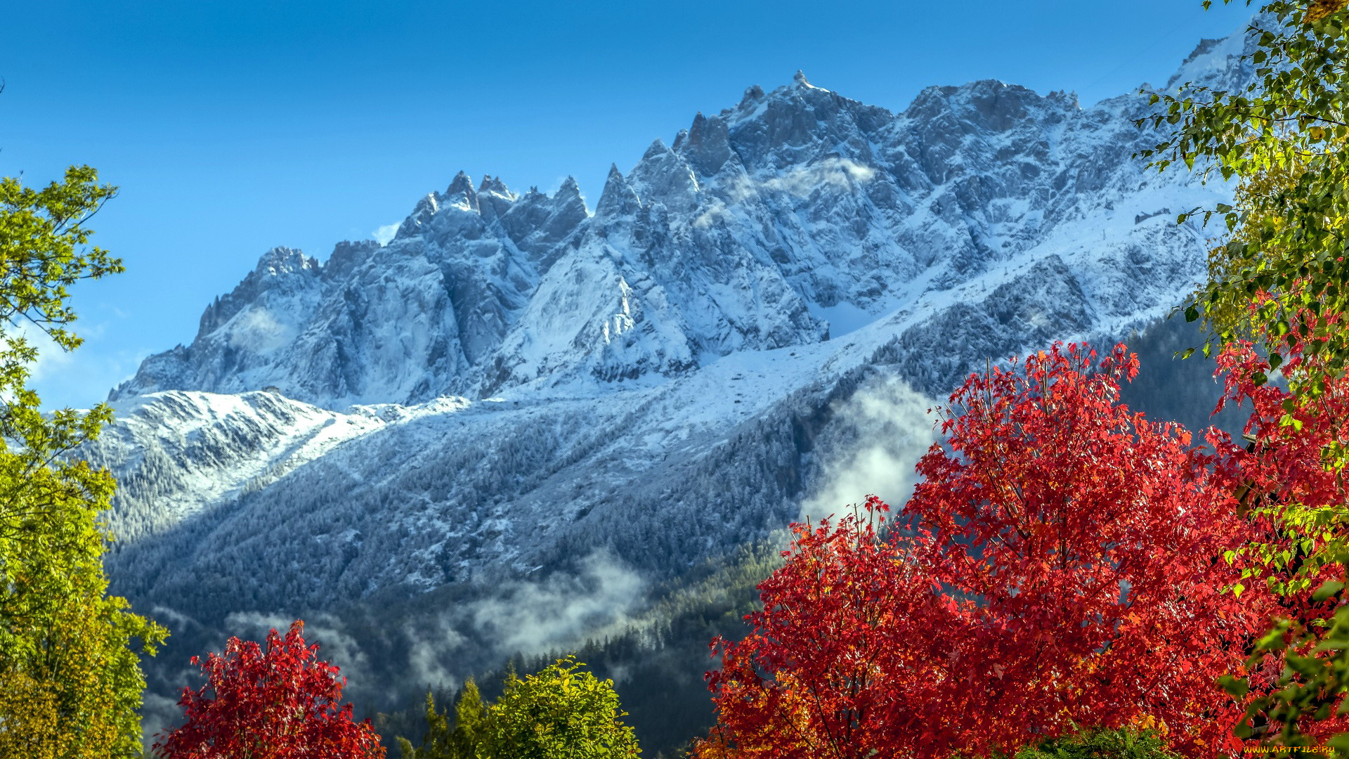 france, alps, природа, горы