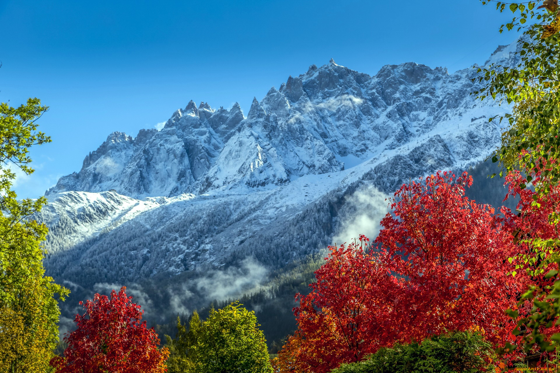 france, alps, природа, горы