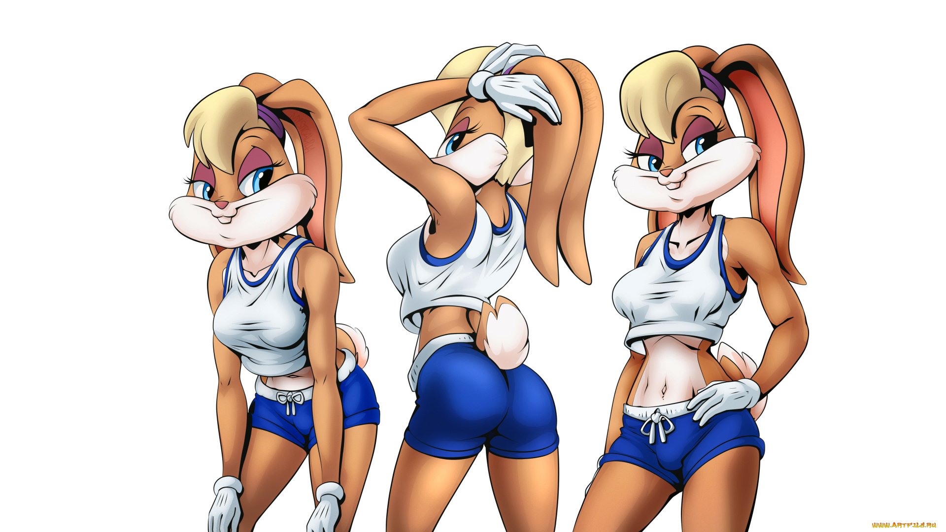 мультфильмы, looney, tunes, lola, bunny