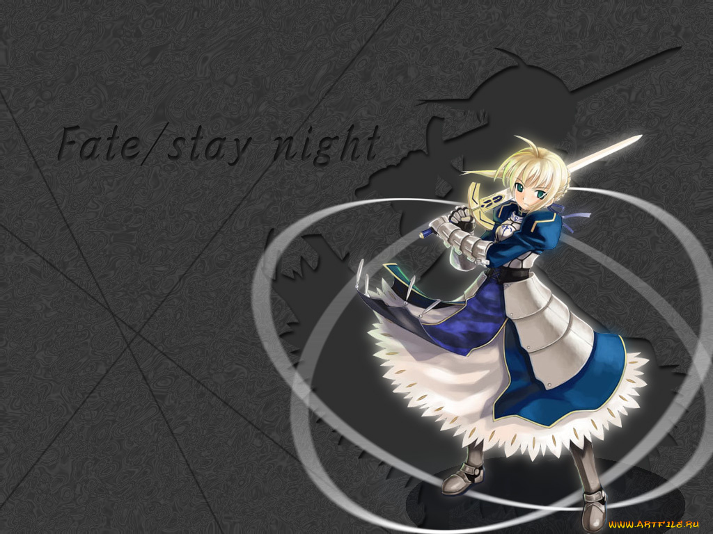 аниме, fate, stay, night