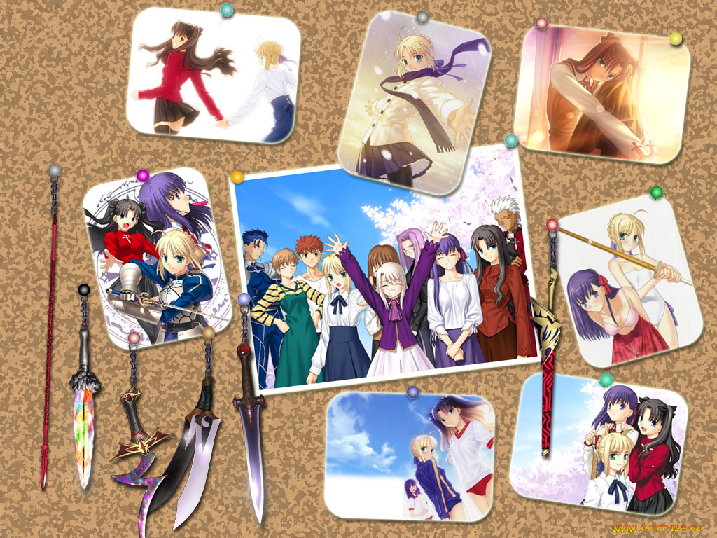 аниме, fate, stay, night