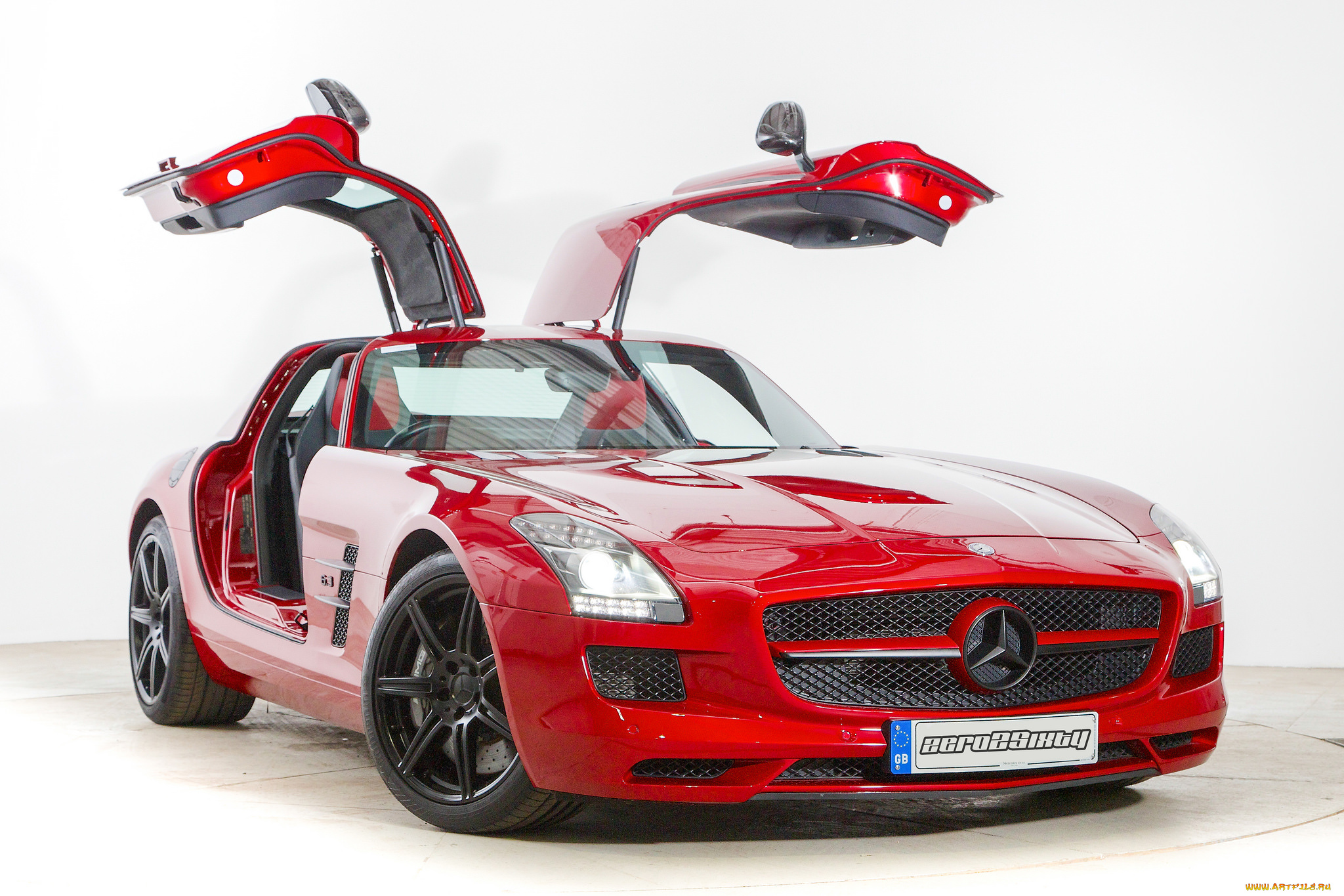 mercedes-benz, amg, sls, performance, studio, edition, автомобили, mercedes-benz, красный