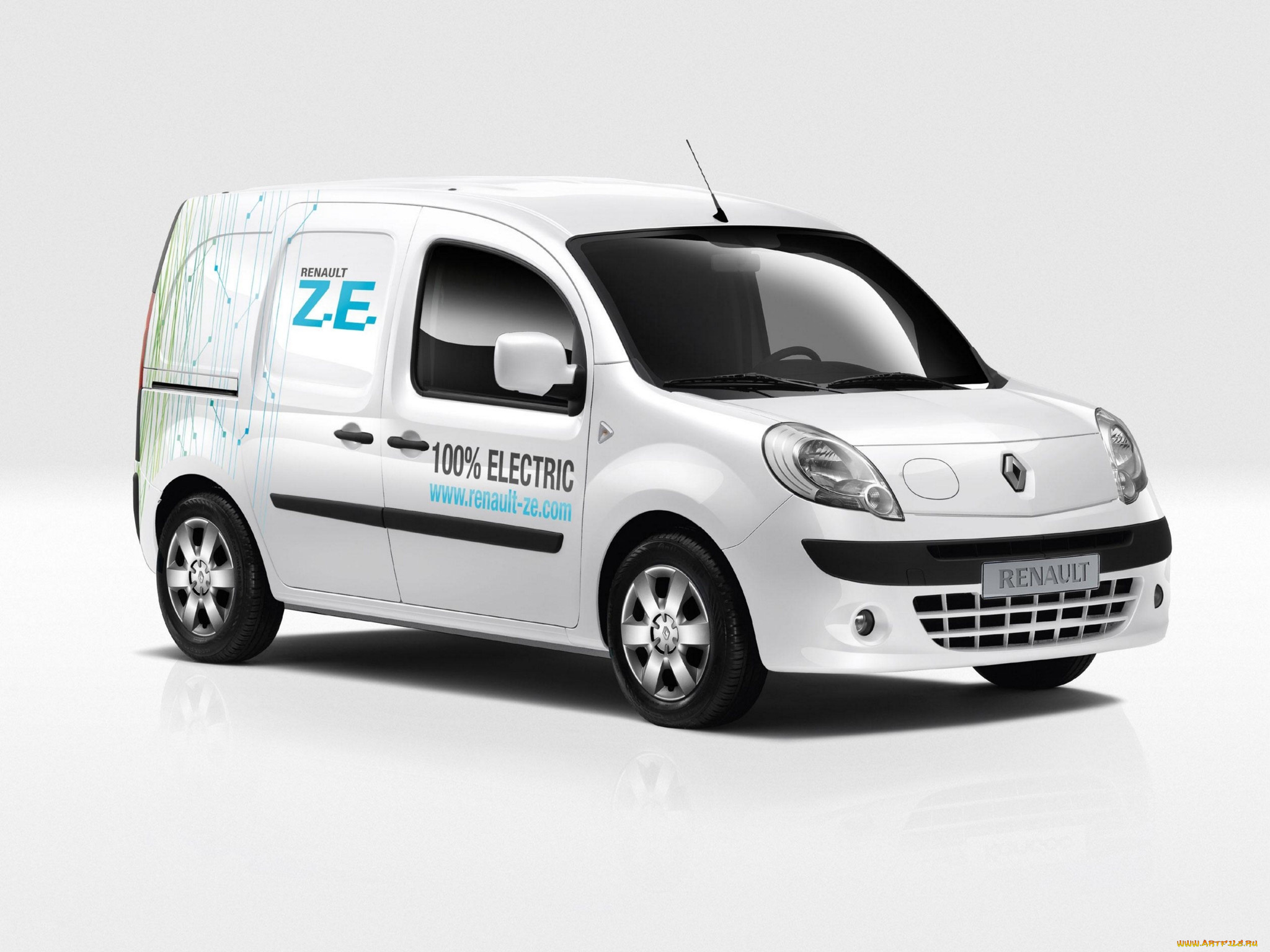 renault, kangoo, express, z-e, concept, 2010, автомобили, renault, z-e, 2010, express, kangoo, concept