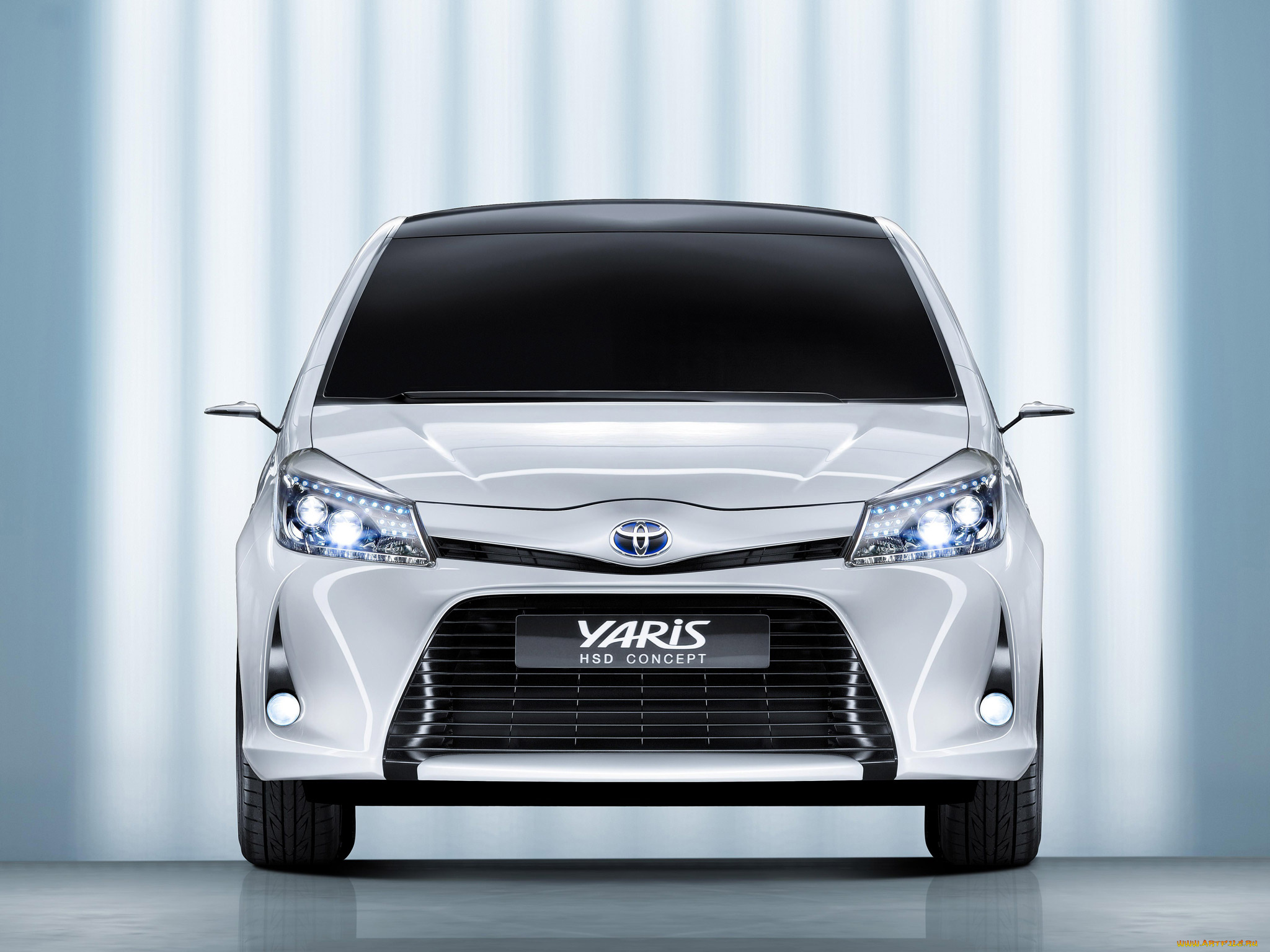 toyota, yaris, hsd, concept, 2011, автомобили, toyota, 2011, concept, hsd, yaris