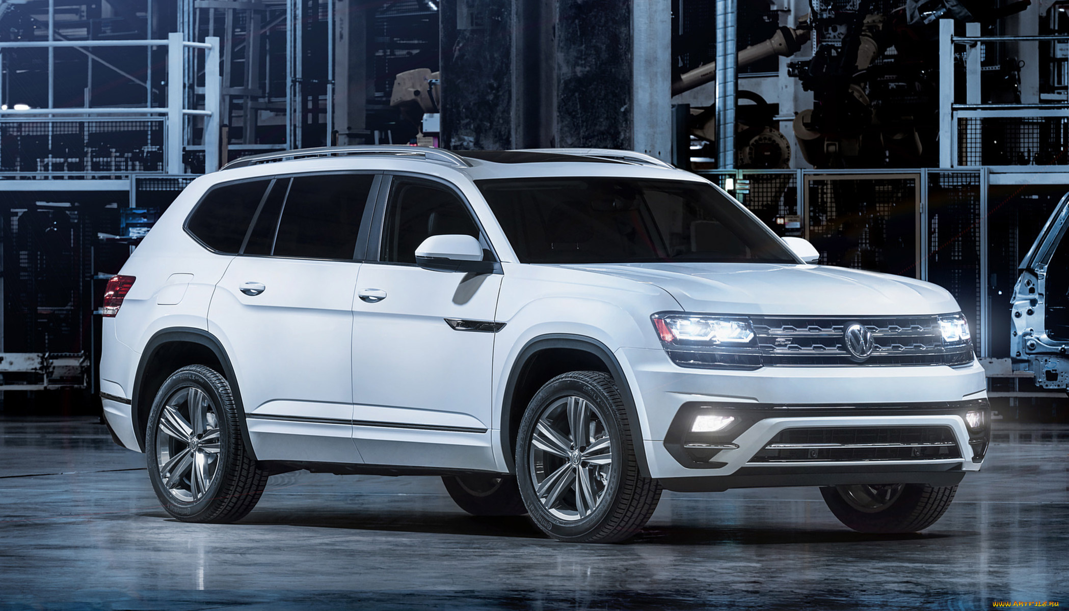 volkswagen, atlas, r-line, 2017, автомобили, volkswagen, r-line, atlas, 2017